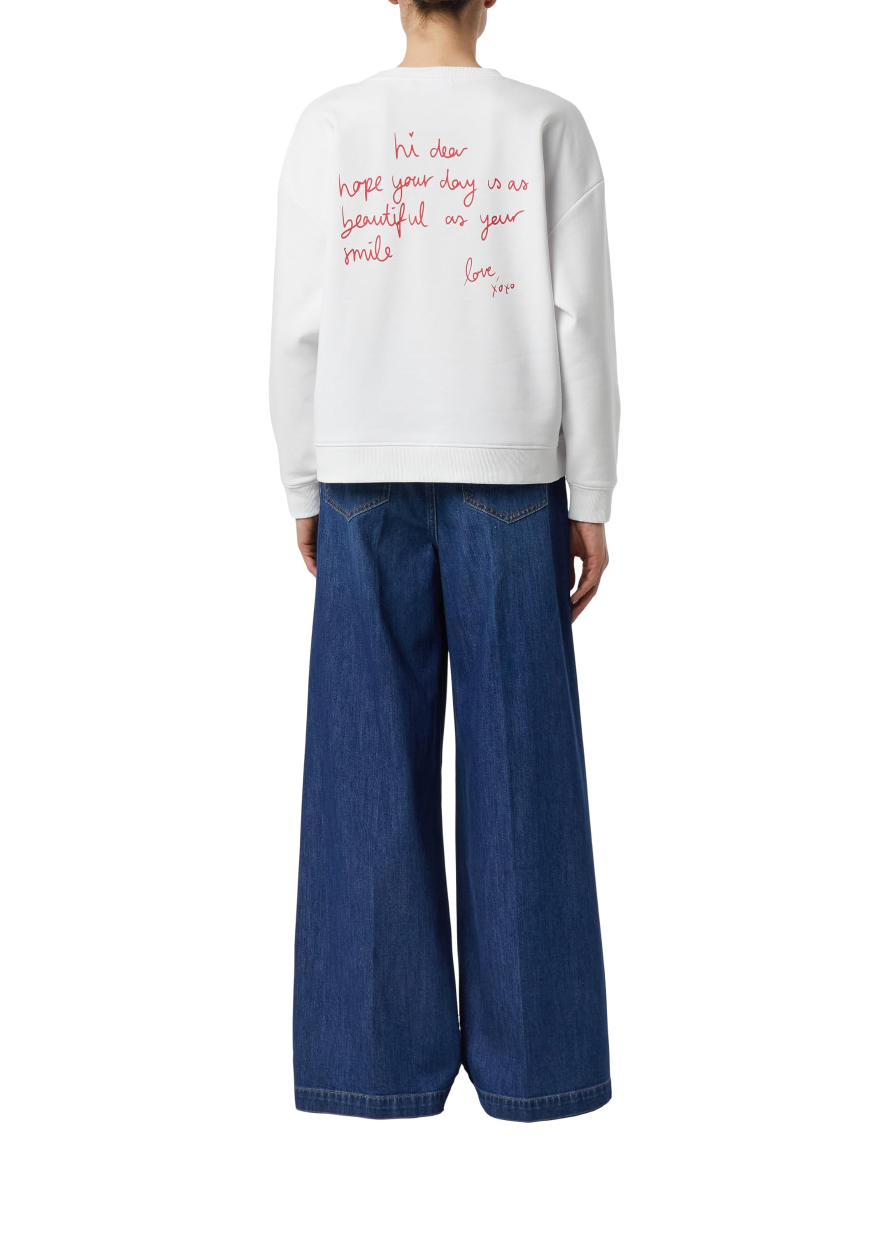 comma-sweatshirt-relaxed-fit-stickerei-rundhals-wei-gr-32-46 image 2