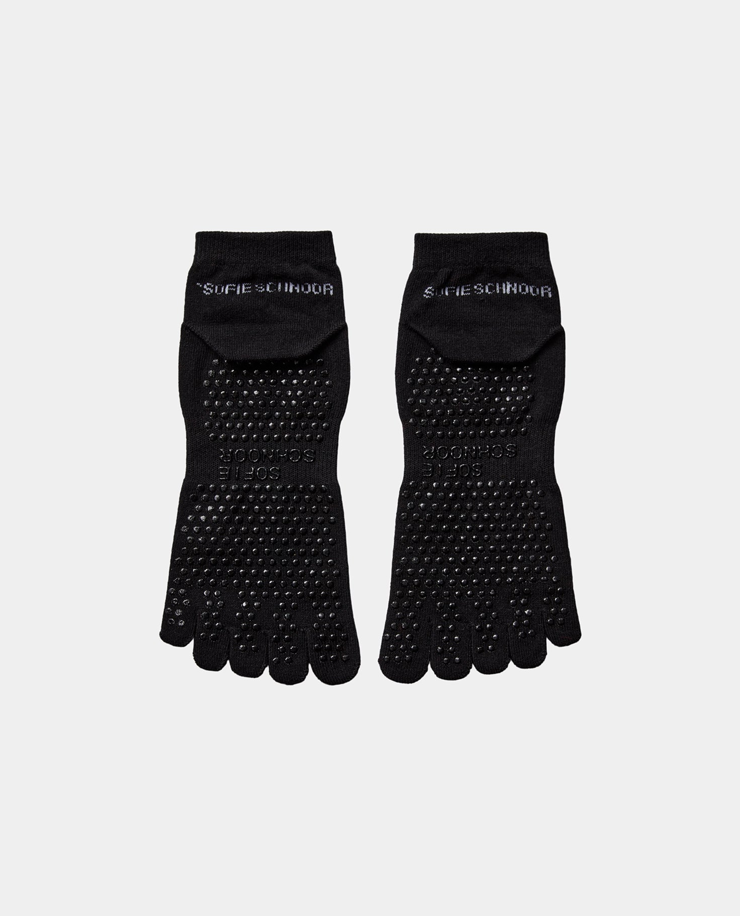 sofie-schnoor-sport-adaspo-socken-schwarz-baumwolle-grip image 2