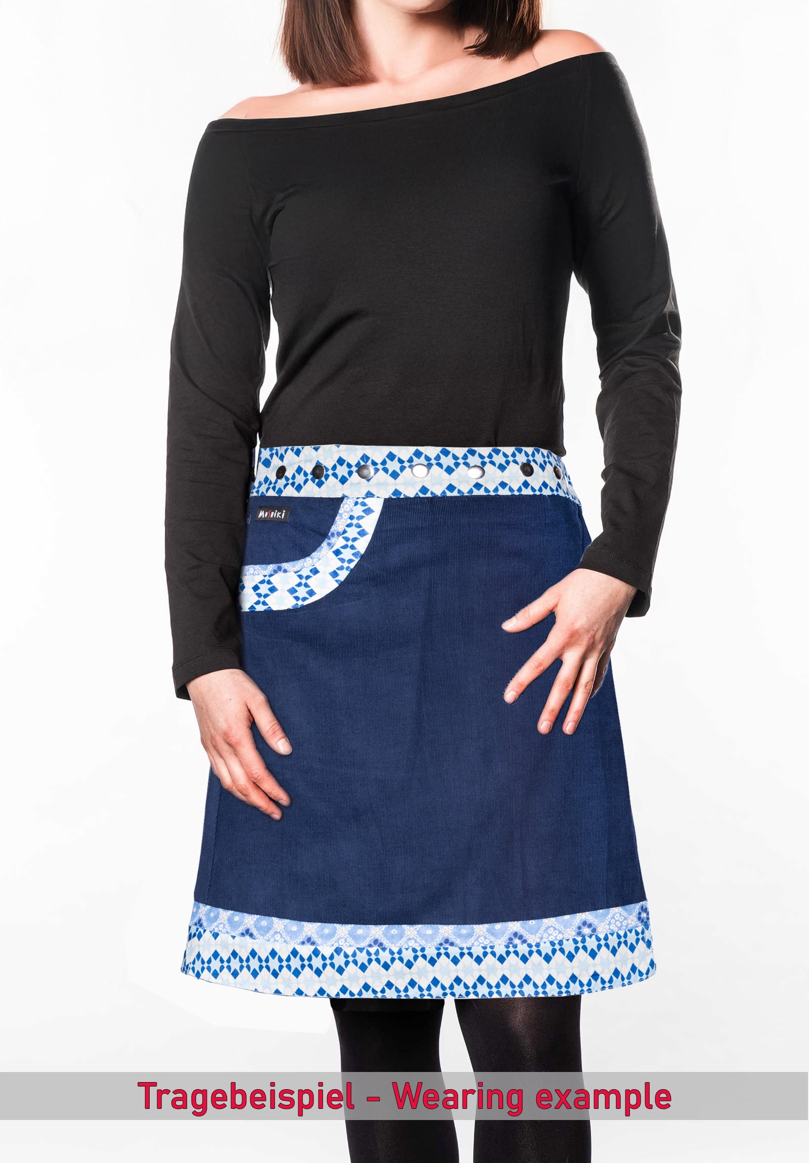 moshiki-hot-cookie-59-cord-wickelrock-55-cm image 4