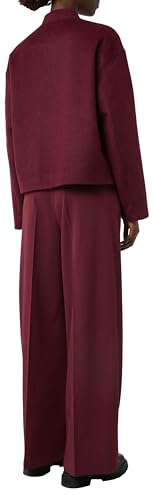 comma-blouson-jacke-wollmix-m-bordeaux-kapuze image 6