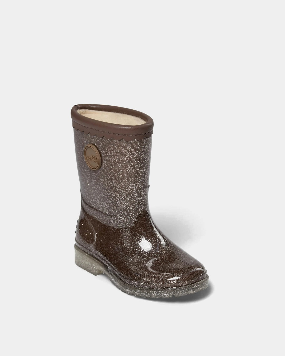 sofie-schnoor-jessica-gummistiefel-braun-gef-ttert-glitzer image 2