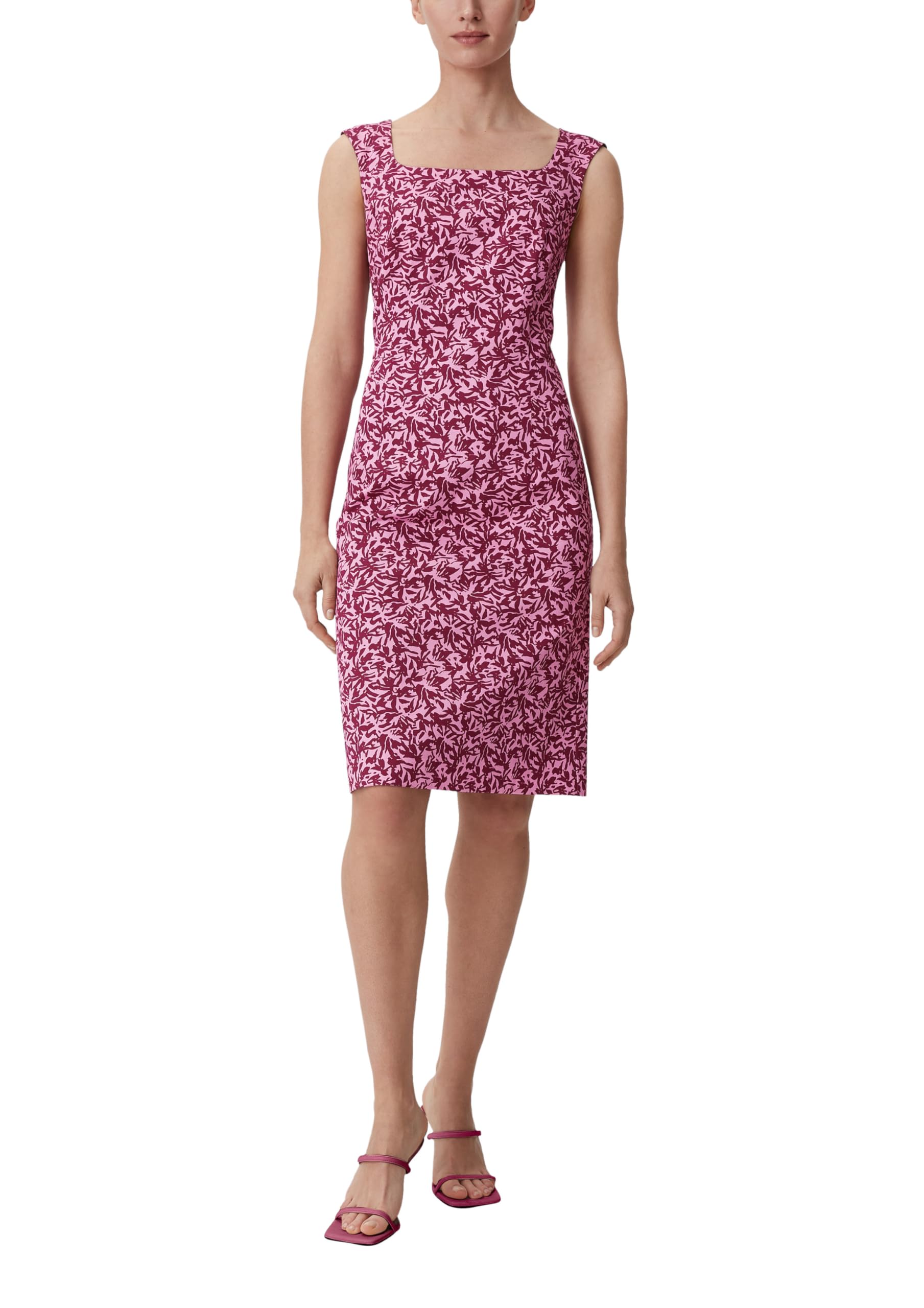 comma-kleid-kurz-baumwollstretch-pink-gr-40-sommer image 1