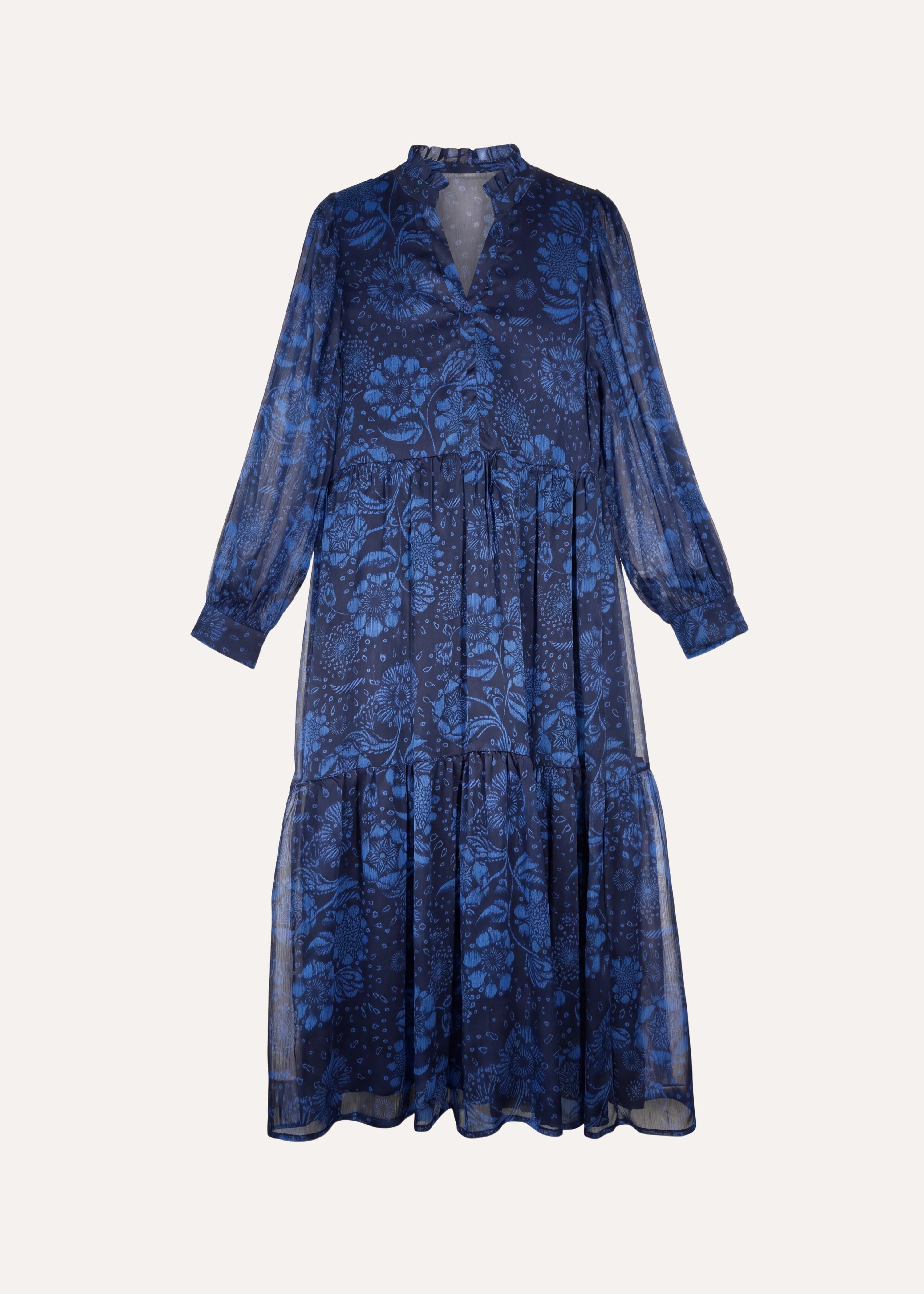 la-f-e-marabout-e-gauffre-maxikleid-blau-floral image 6