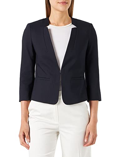 comma-blazer-damen-blau-gr-e-38 image 6