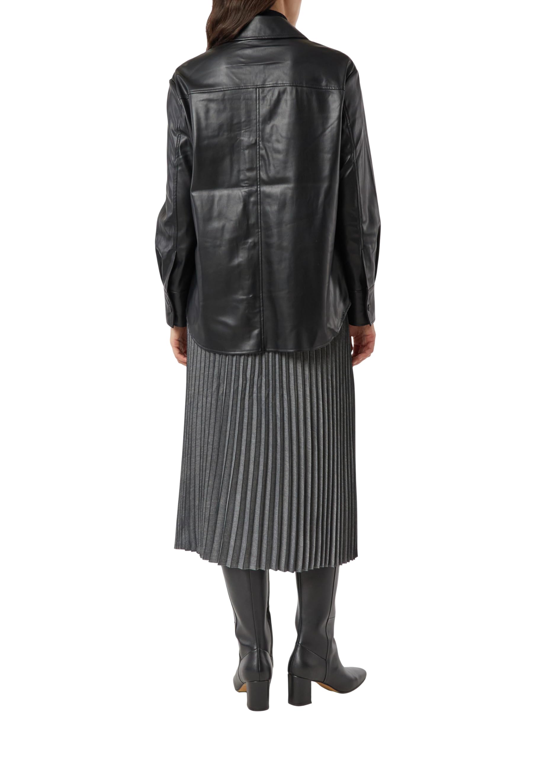 comma-overshirt-kunstleder-jacke-gr-e-44-schwarz image 2