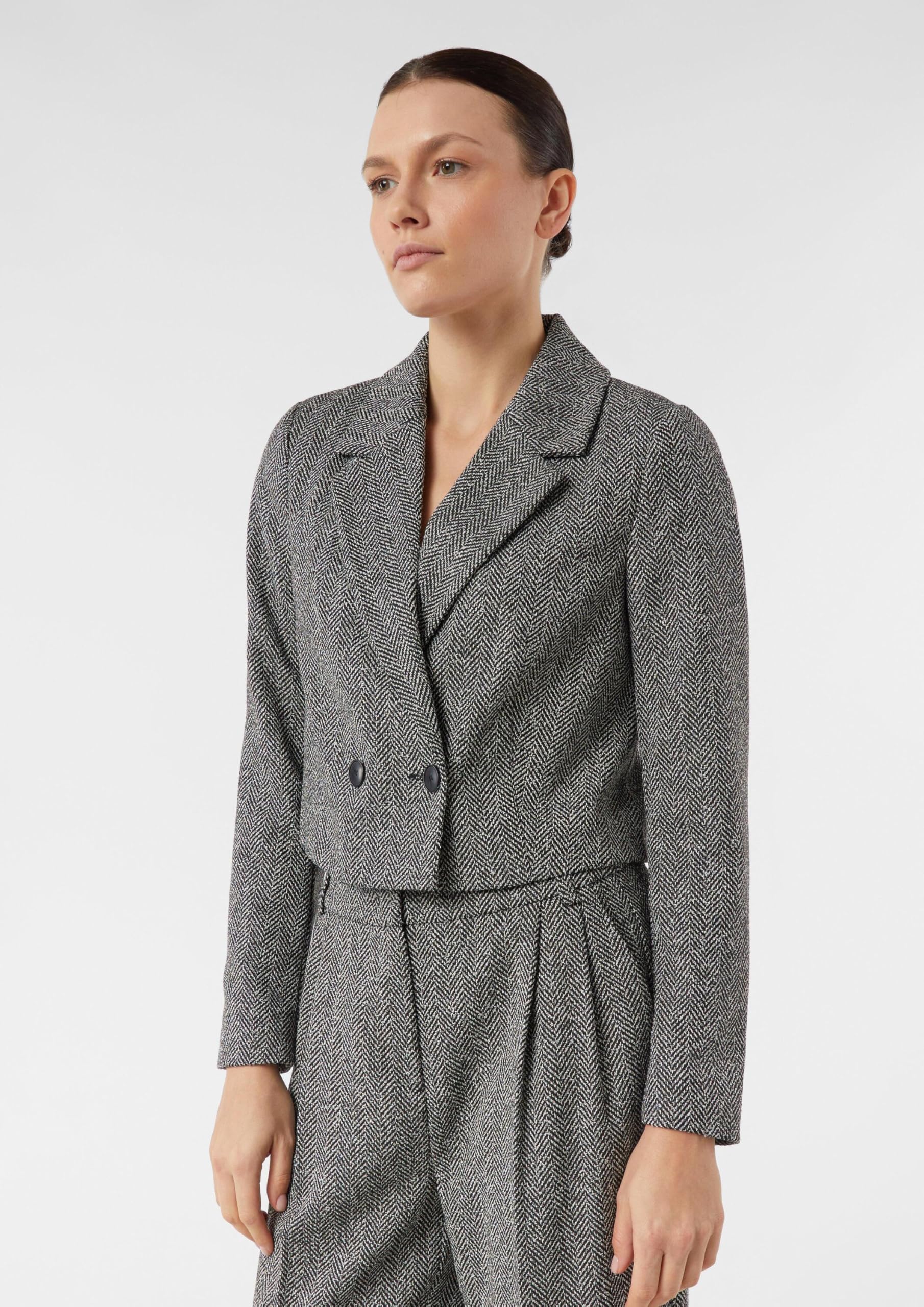 comma-blazers-verk-rzter-herringbone-blazer-jacke image 6