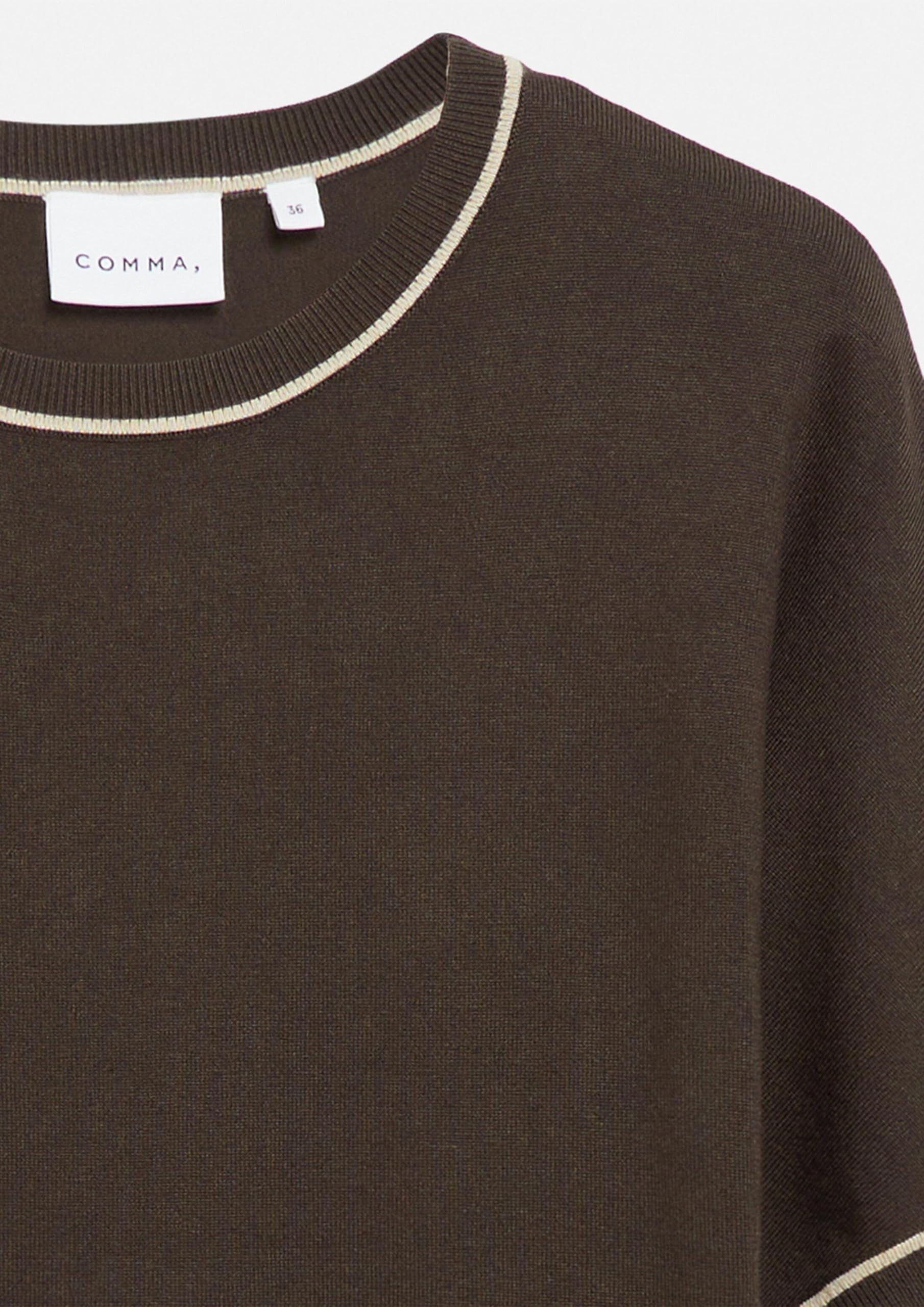 comma-strickpullover-relaxed-fit-pullover-dunkelbraun-gr-34 image 5