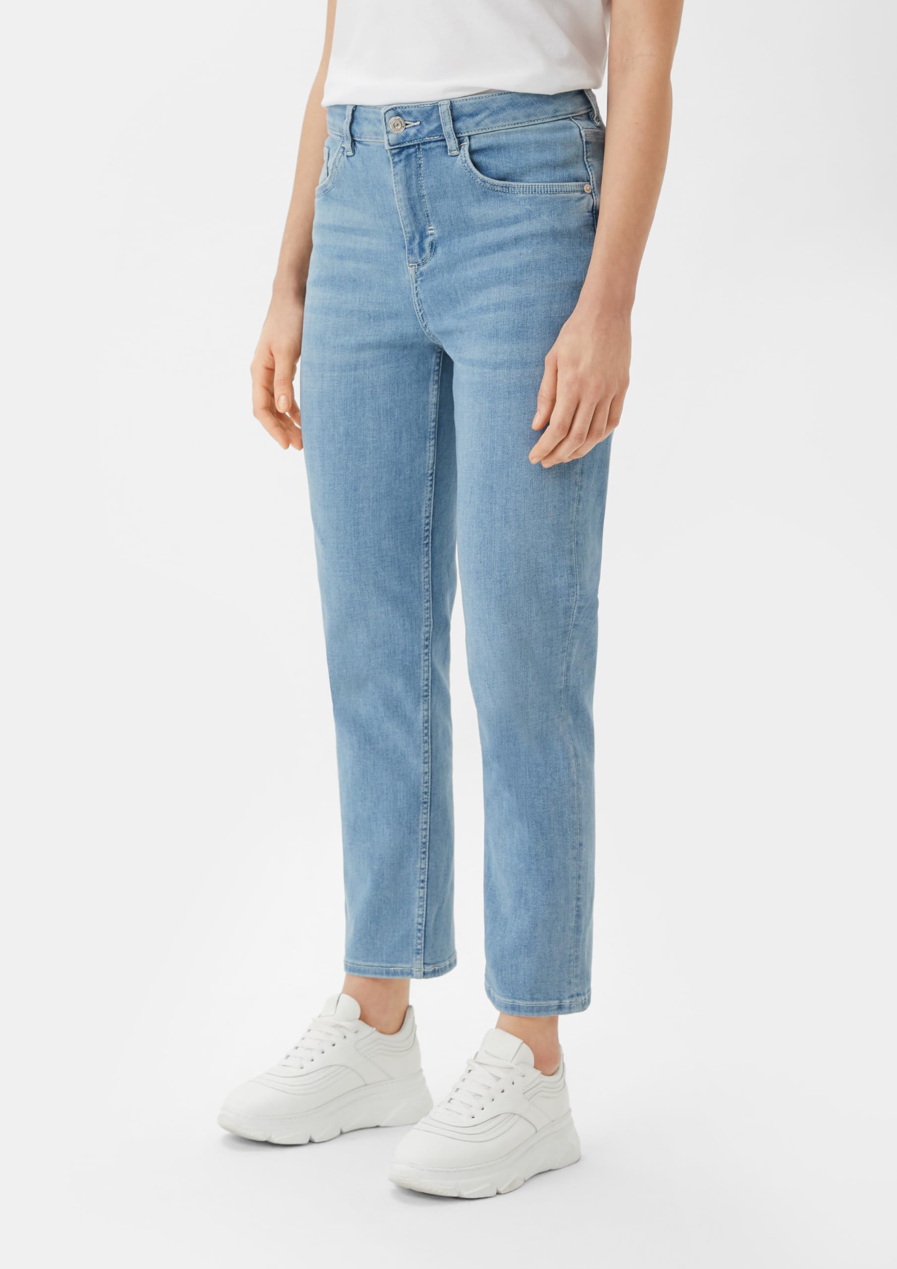 comma-straight-leg-jeans-hoher-bund-gr-34-blau image 5