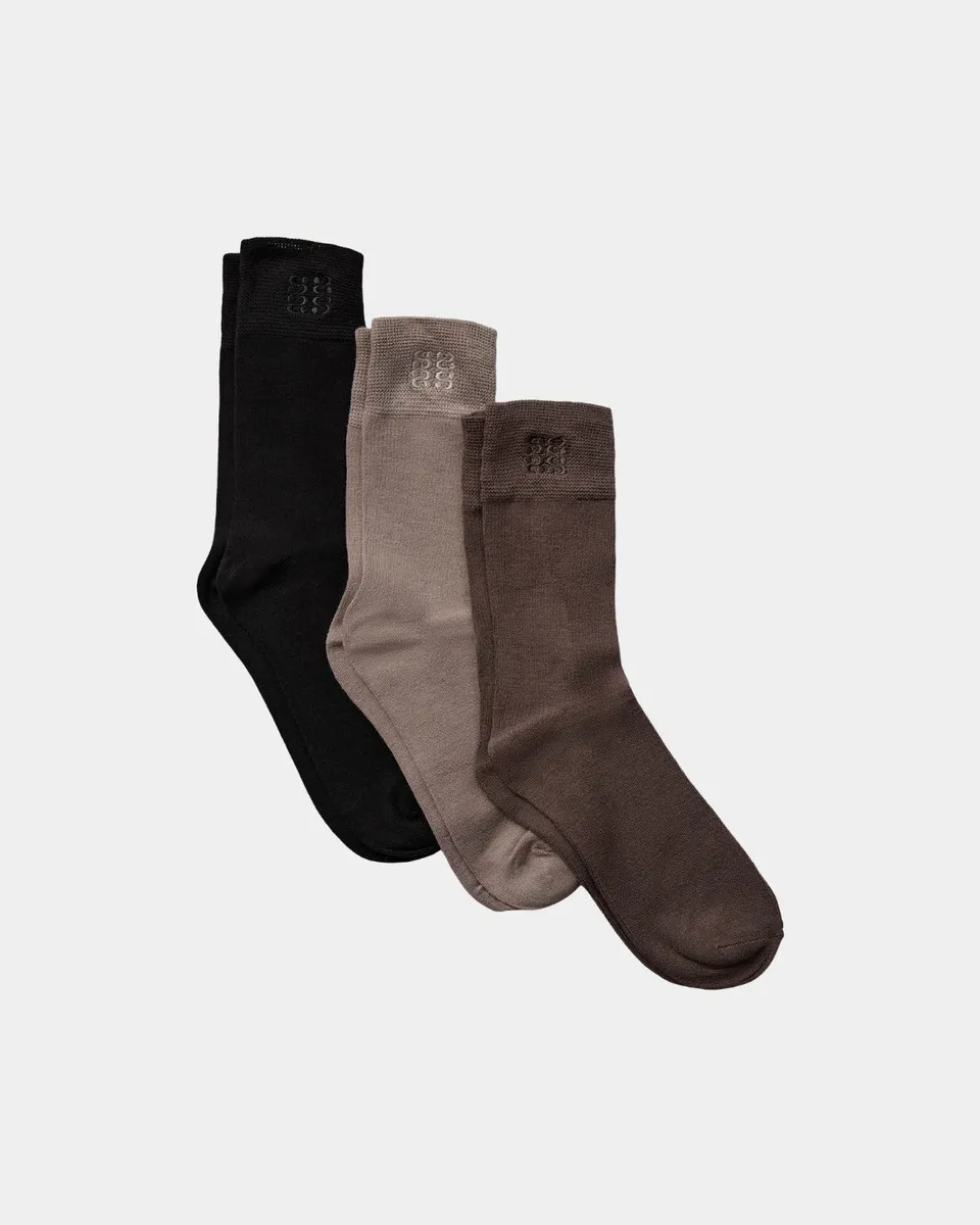 sofie-schnoor-women-terriesw-socken-3er-bambus-braun image 1