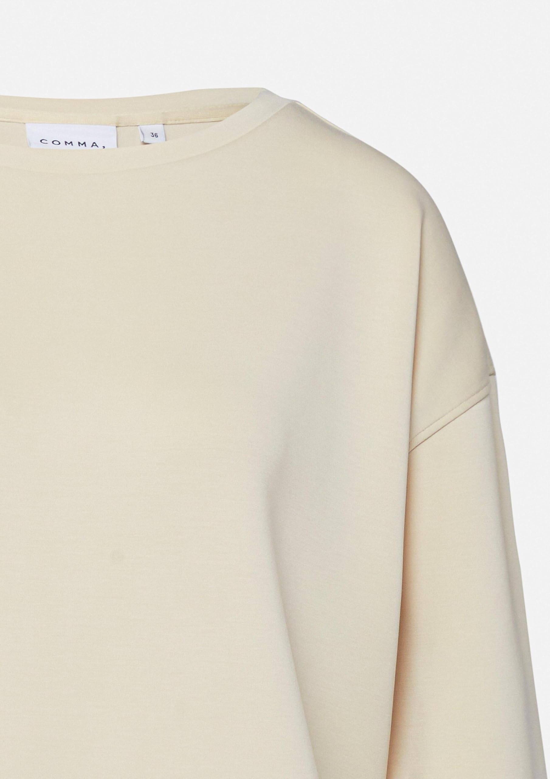 comma-sweatshirt-faltendetail-schwarz-gr-e-44-damen image 5