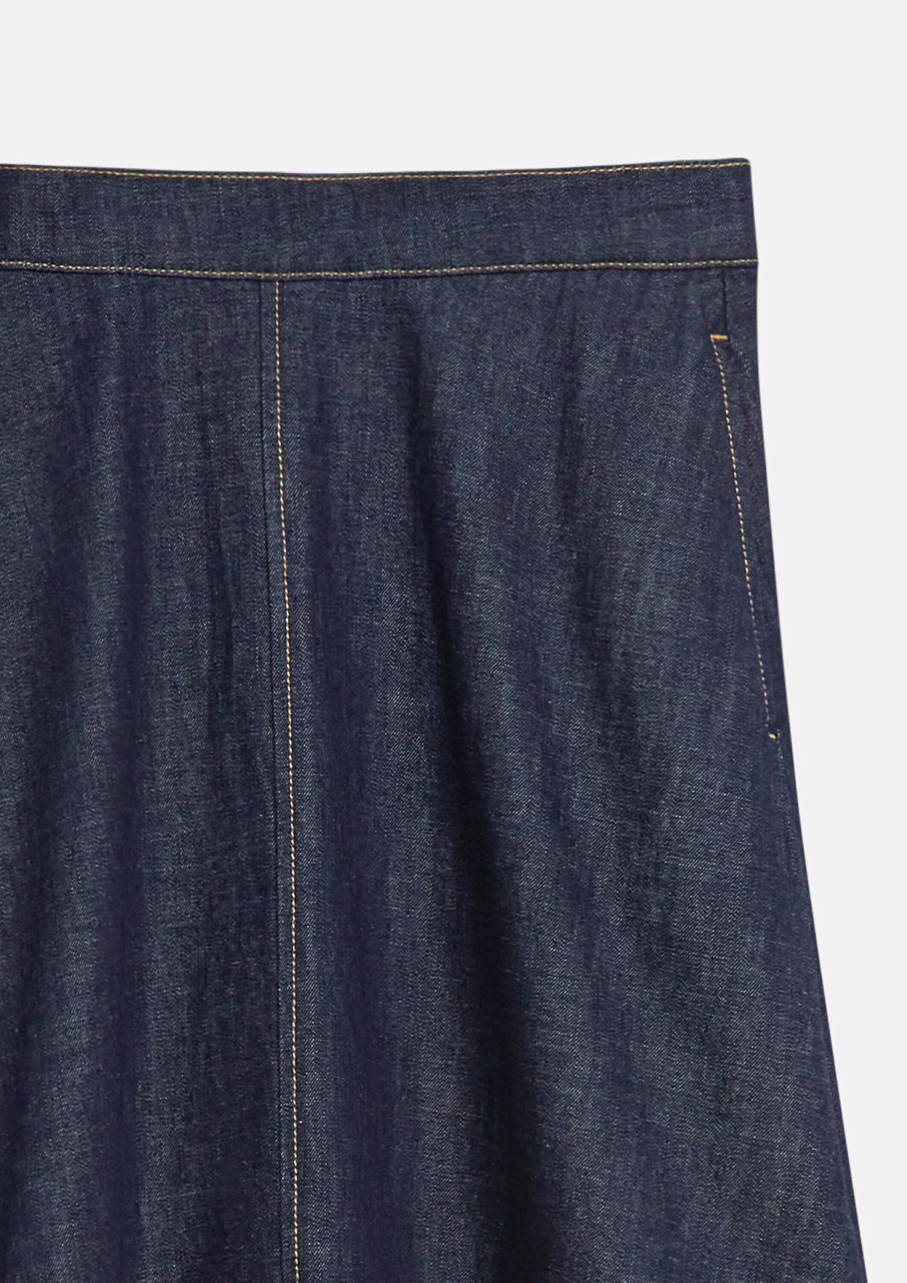 comma-skirts-jeansrock-a-linie-midi-denim-gr-34 image 5