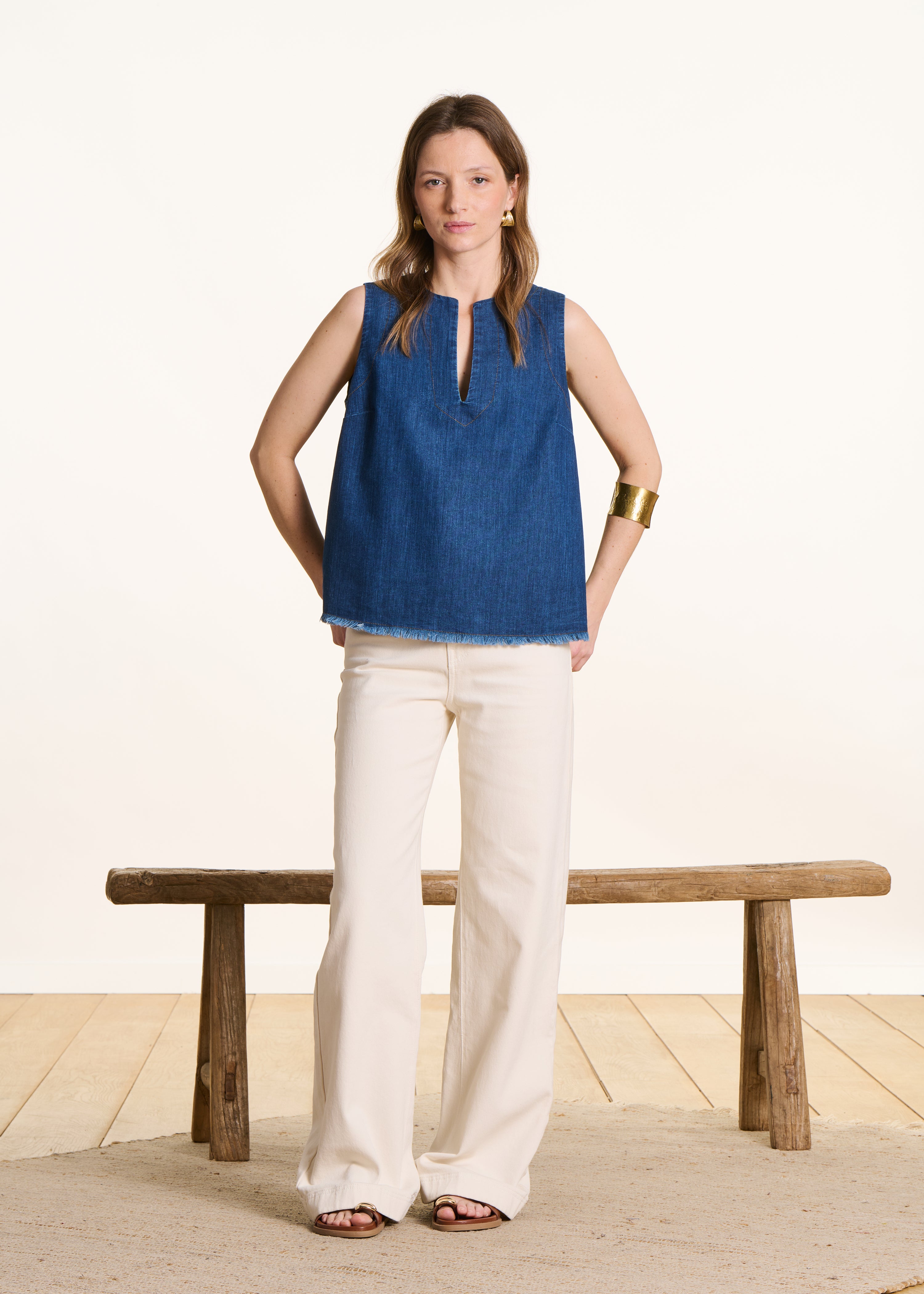 la-f-e-marabout-e-foto-d-jeans-top-blau-rmellos-fransen image 2