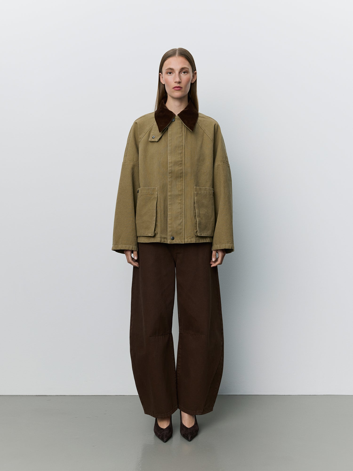 sofie-schnoor-women-francosw-jacke-snos775-khaki-baumwolle image 2