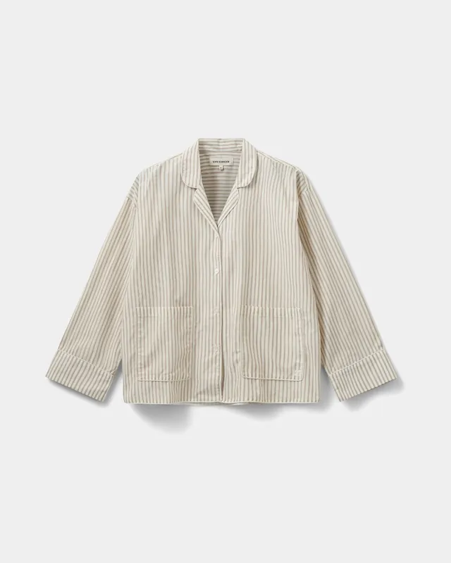 sofie-schnoor-women-imanasw-shirt-hemd-braun-gestreift image 1