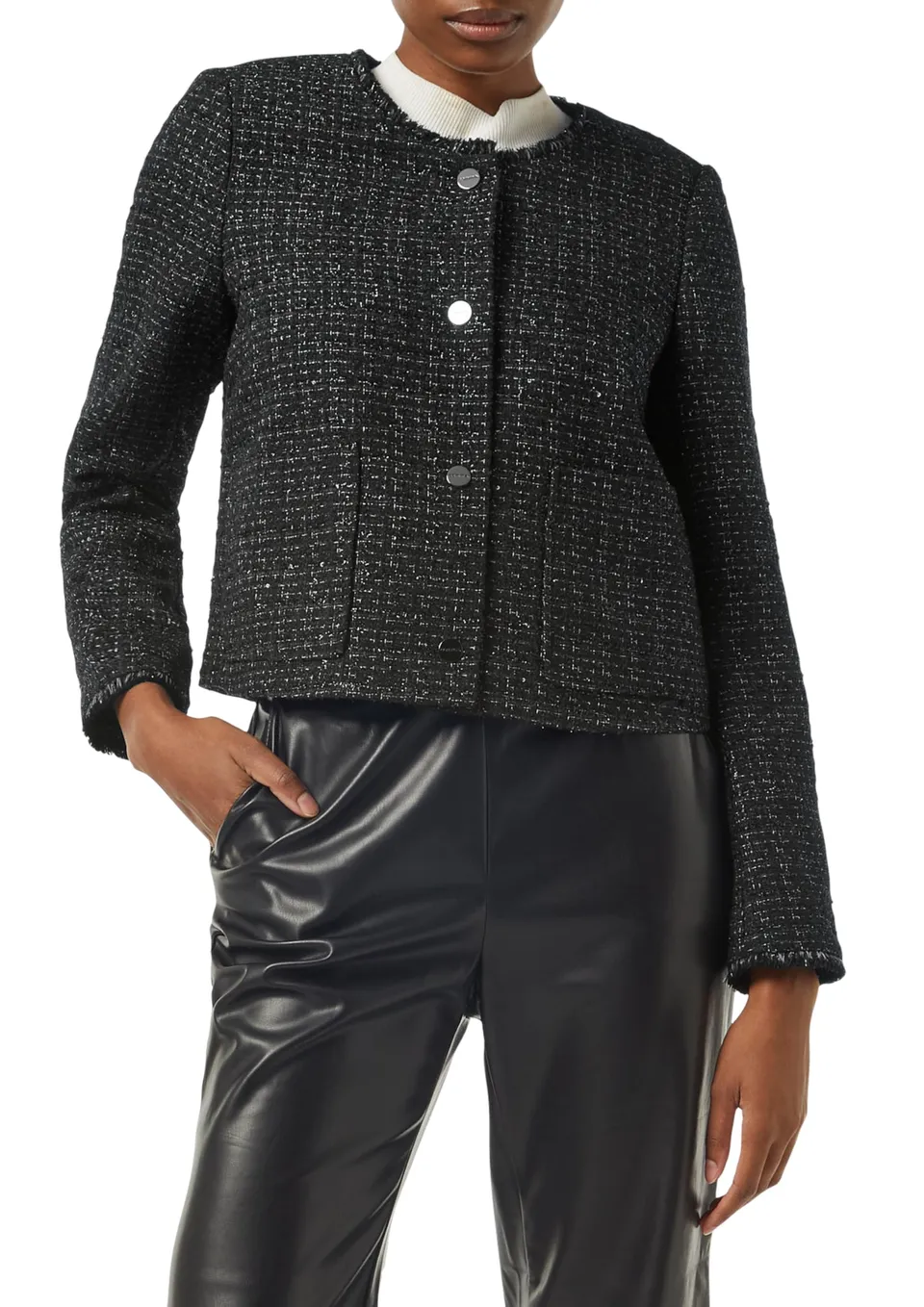 comma-2158077-boucl-jacke-taschen-gr-42 image 1