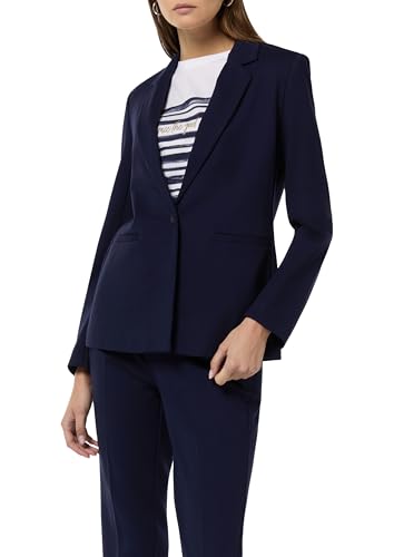 comma-jersey-blazer-gr-e-34-navy-stretch image 8