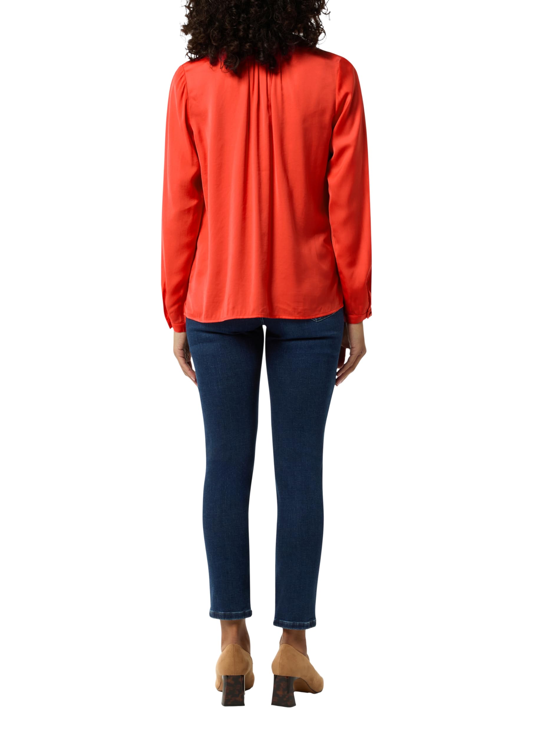 comma-tunikabluse-satin-relaxed-fit-damen image 2