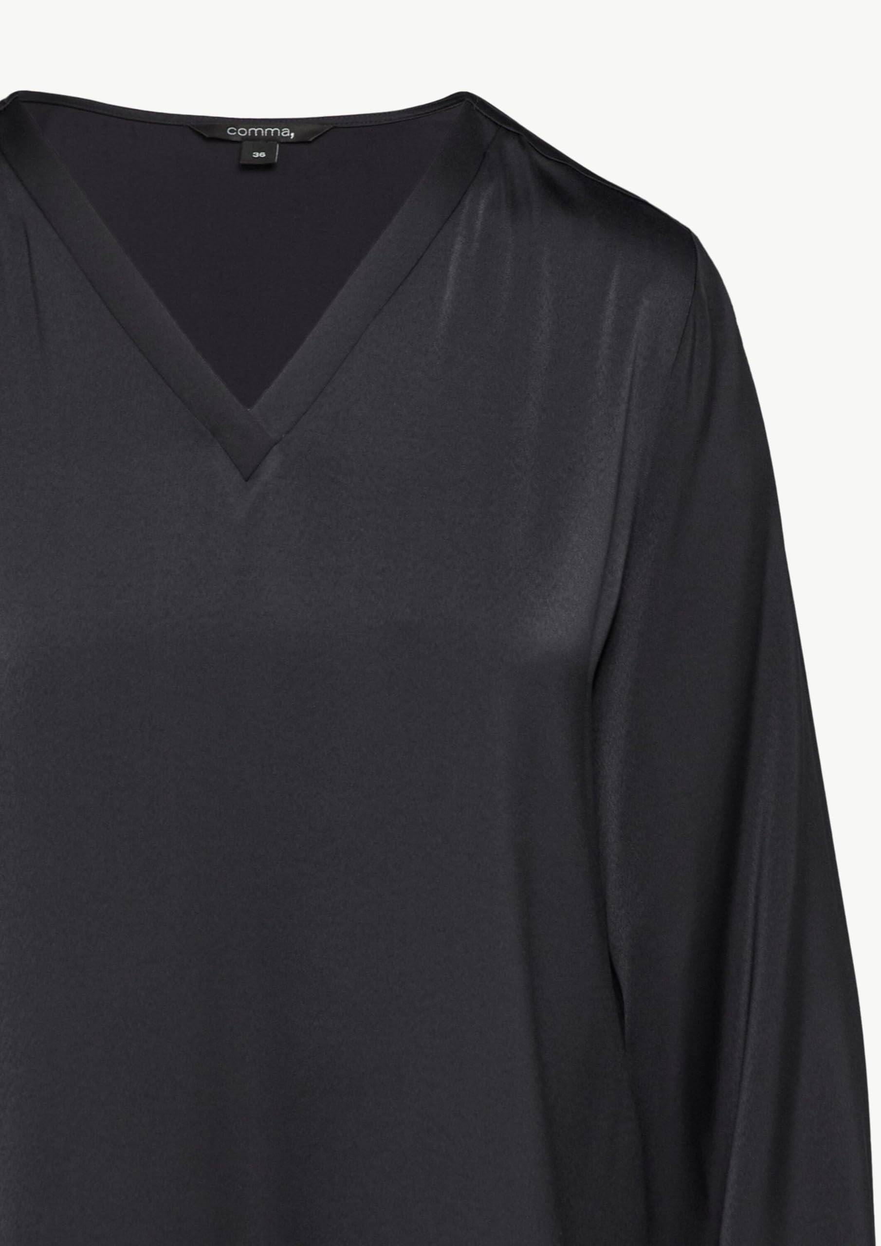 comma-satin-bluse-v-ausschnitt-gr-e-34-elastisch image 6
