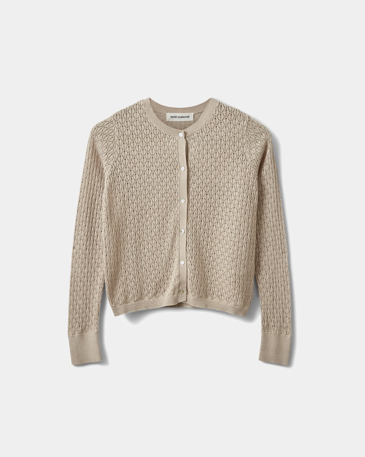 sofie-schnoor-cissesy-cardigan-beige-lochstrick-gr-164 image 1