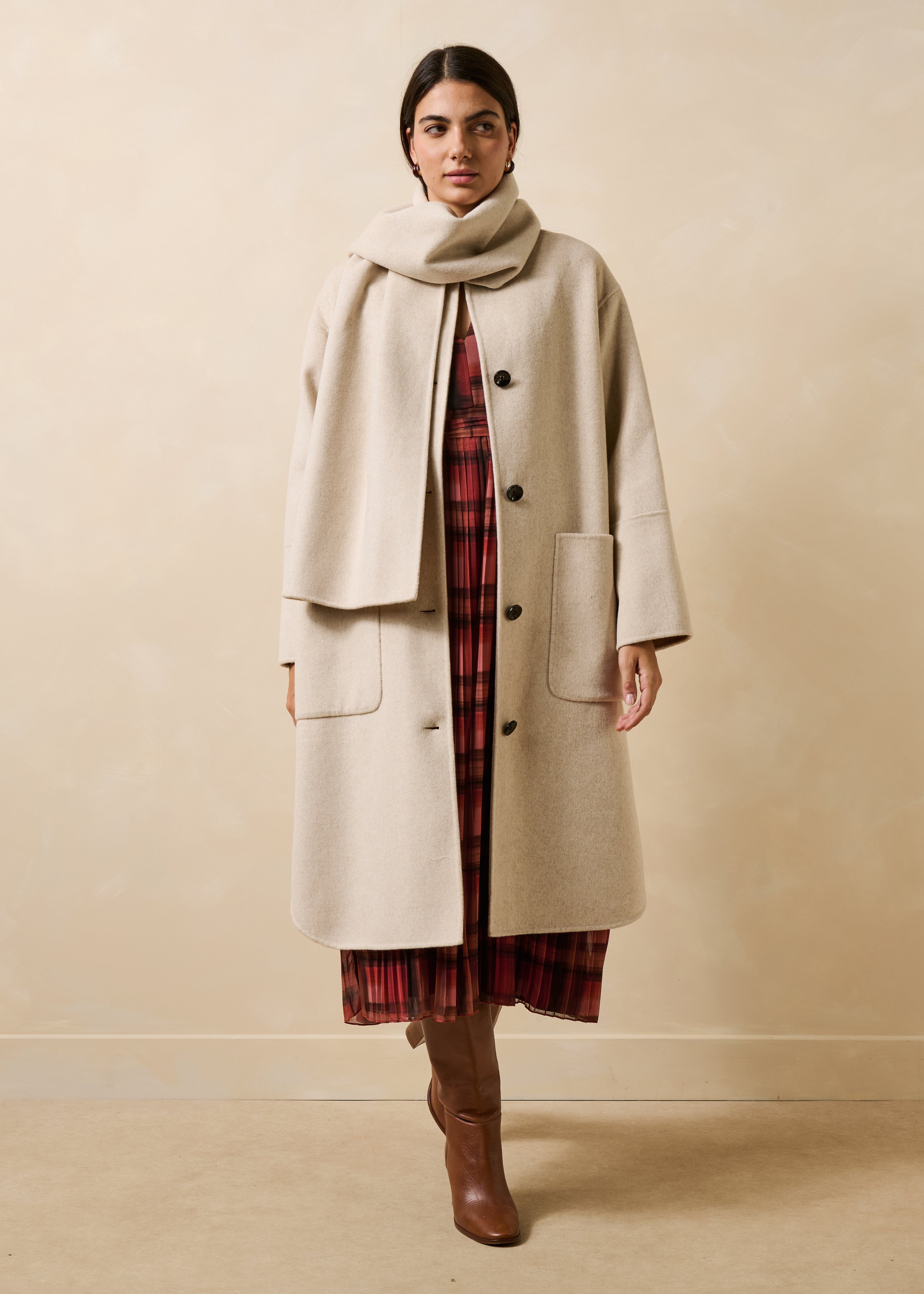 la-f-e-marabout-e-genial-mantel-damen-ecru-2-wollmix image 3
