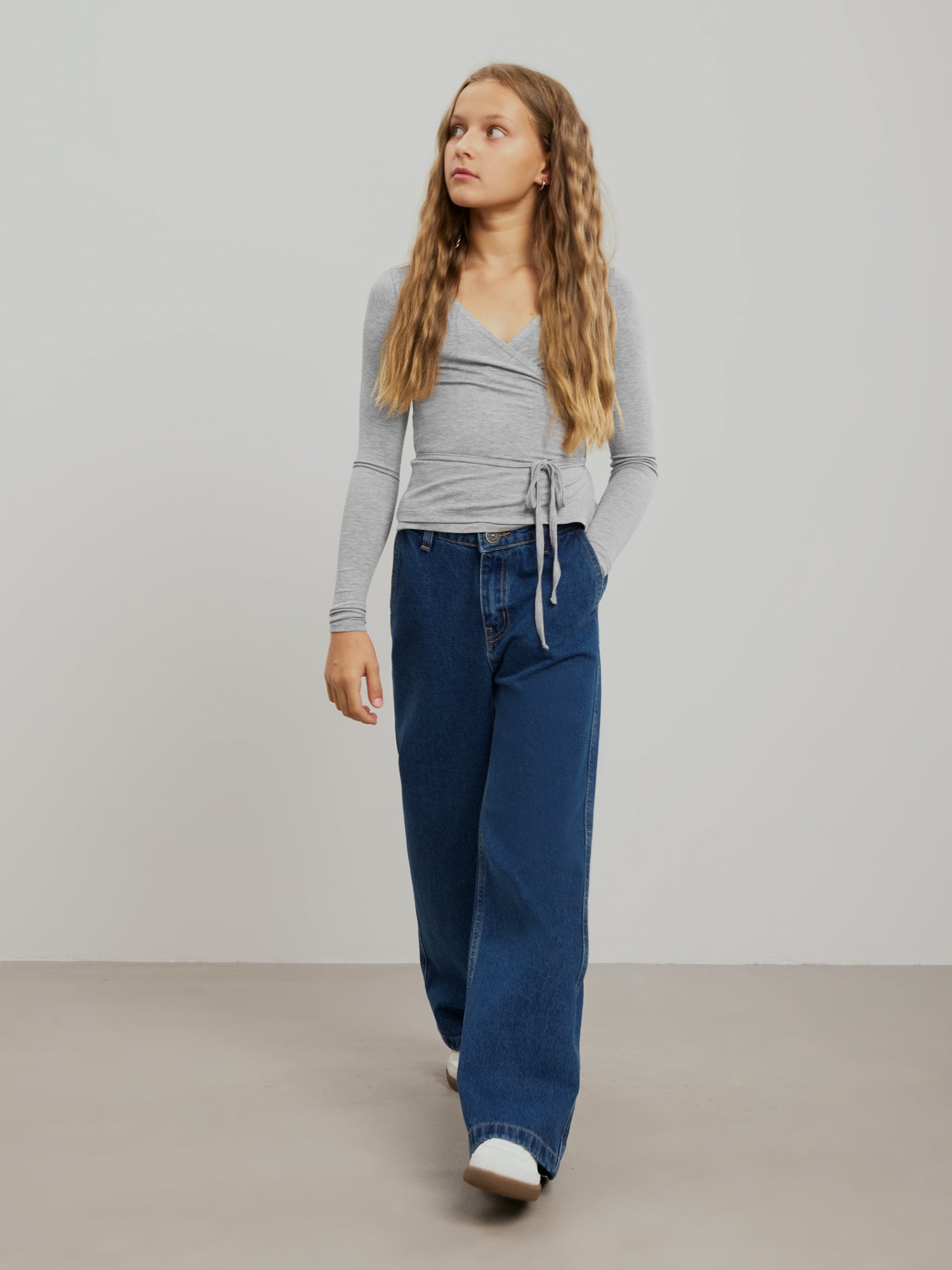 sofie-schnoor-young-joodysy-cardigan-gnos279-grau-meliert image 4