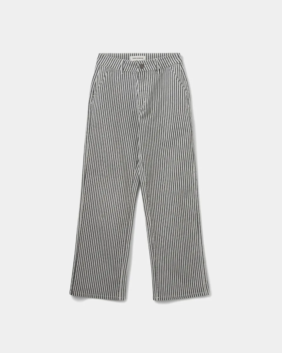 sofie-schnoor-women-luccasw-jeans-black-striped-gestreift image 1