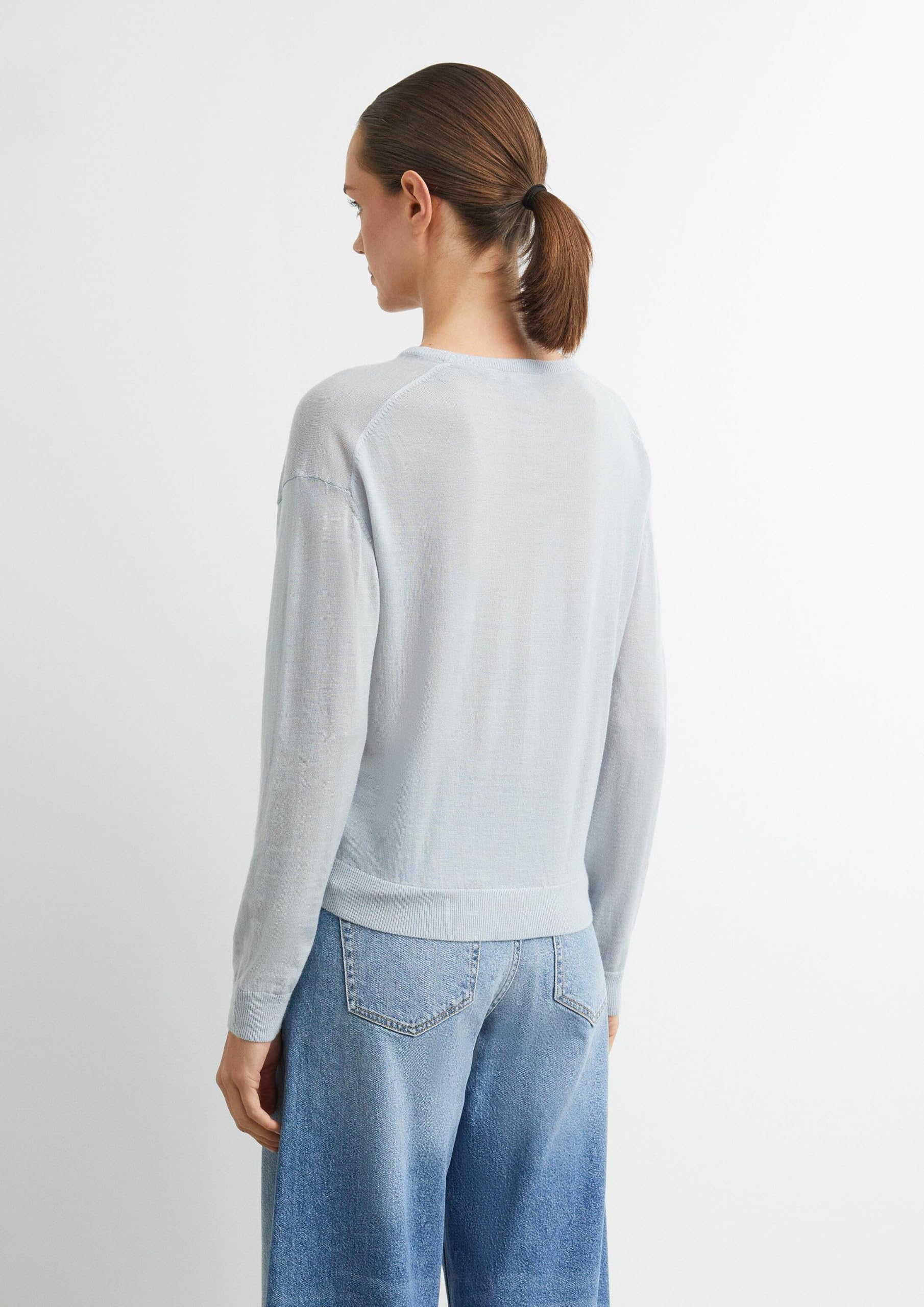 comma-knitwear-strickpullover-merinowolle-hellgrau-32 image 7