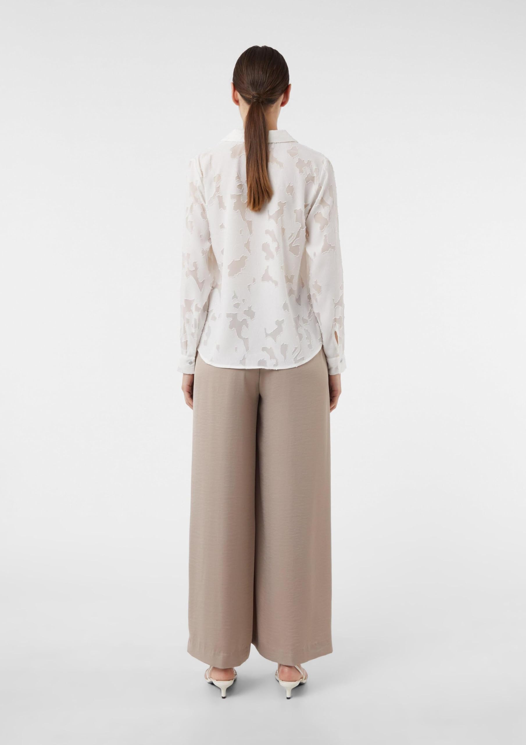 comma-jacquard-bluse-semitransparent-relaxed-fit image 8