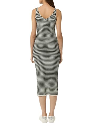 comma-strickkleid-baumwolle-streifen-gr-42-creme-schwarz image 8