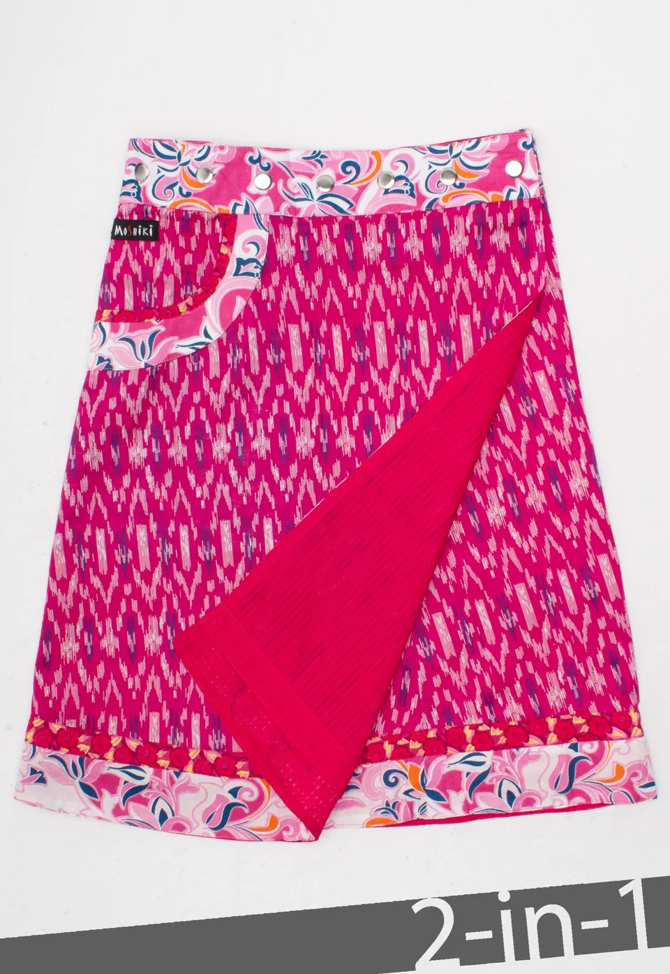 moshiki-hot-cookie-59-wickelrock-baumwolle-55-cm-wendbar image 1