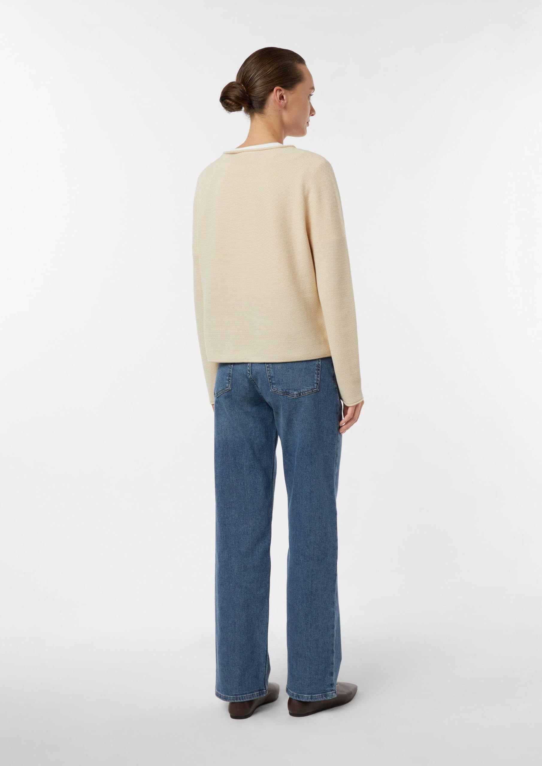 comma-knitwear-strukturierter-strickpullover-rollsaum-gr-46 image 7