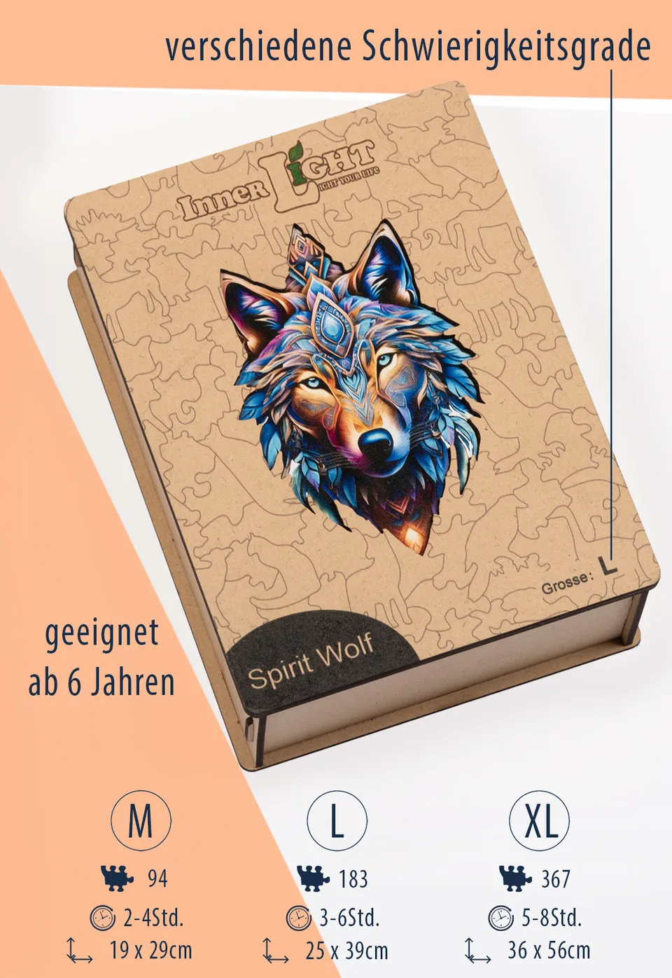 moshiki-holzpuzzle-spirit-wolf-wolfsmotiv-gr-e-m image 1