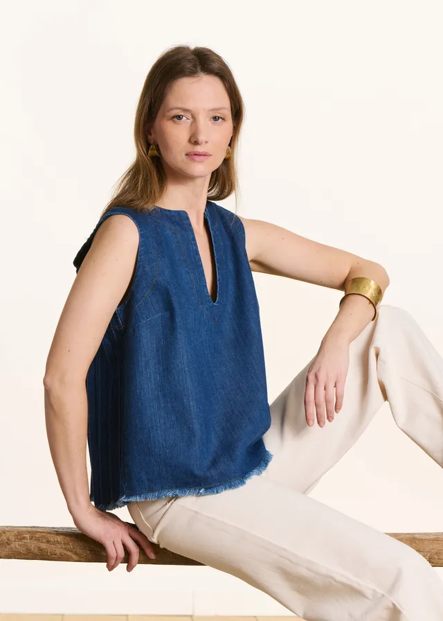 la-f-e-marabout-e-foto-d-jeans-top-blau-rmellos-fransen image 1