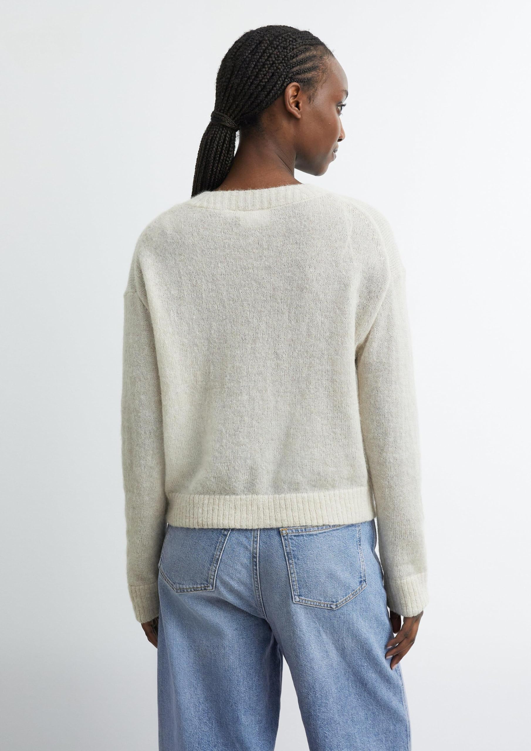 comma-jackets-strickjacke-alpaka-mix-gr-e-34-rundhals image 7