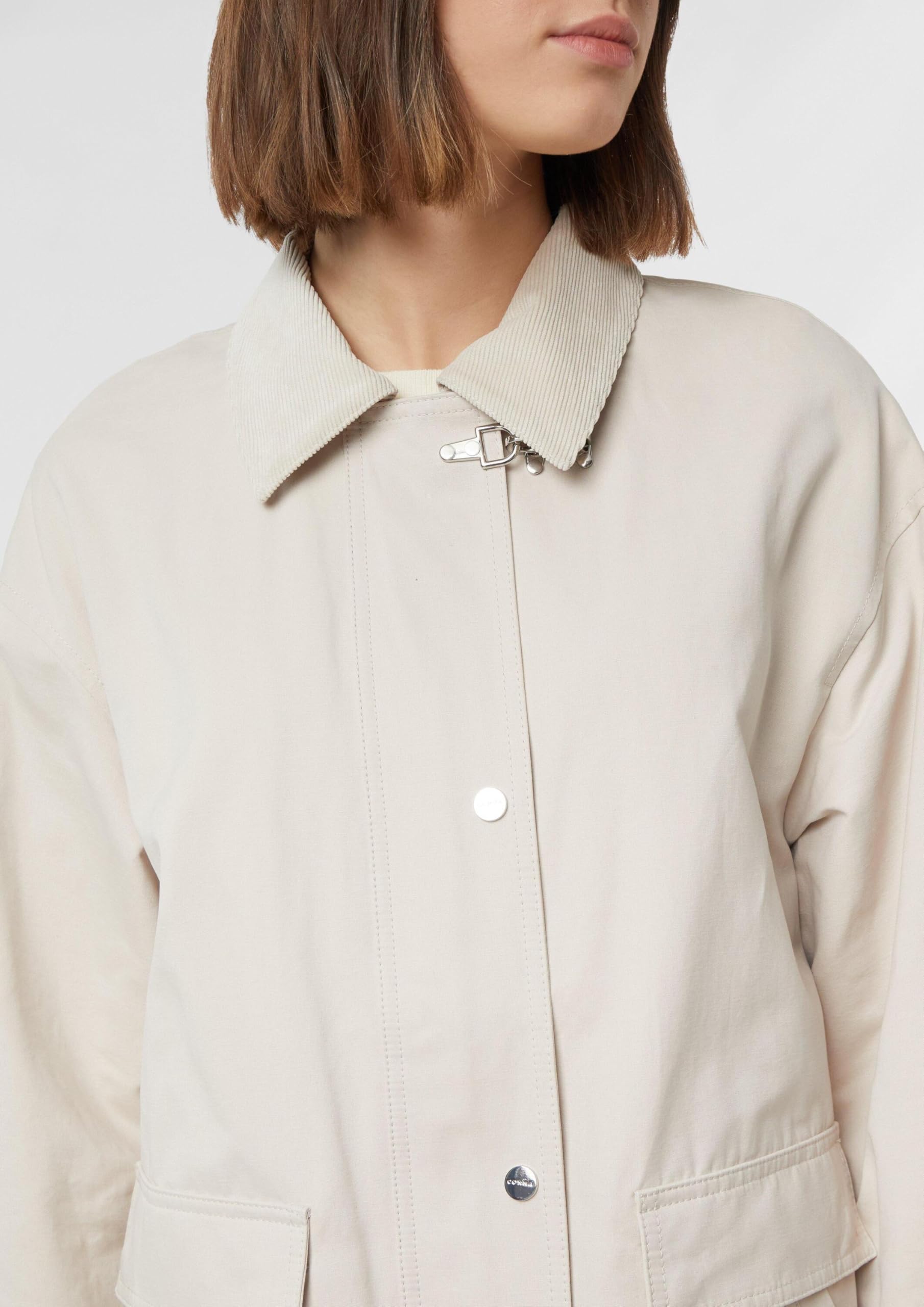 comma-oversize-outdoor-jacke-38-beige-cord-kragen image 3