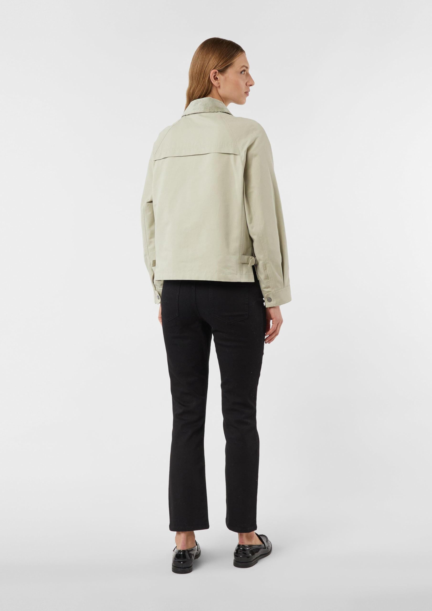 comma-jacke-baumwollmix-kurz-cord-kragen-twill image 8