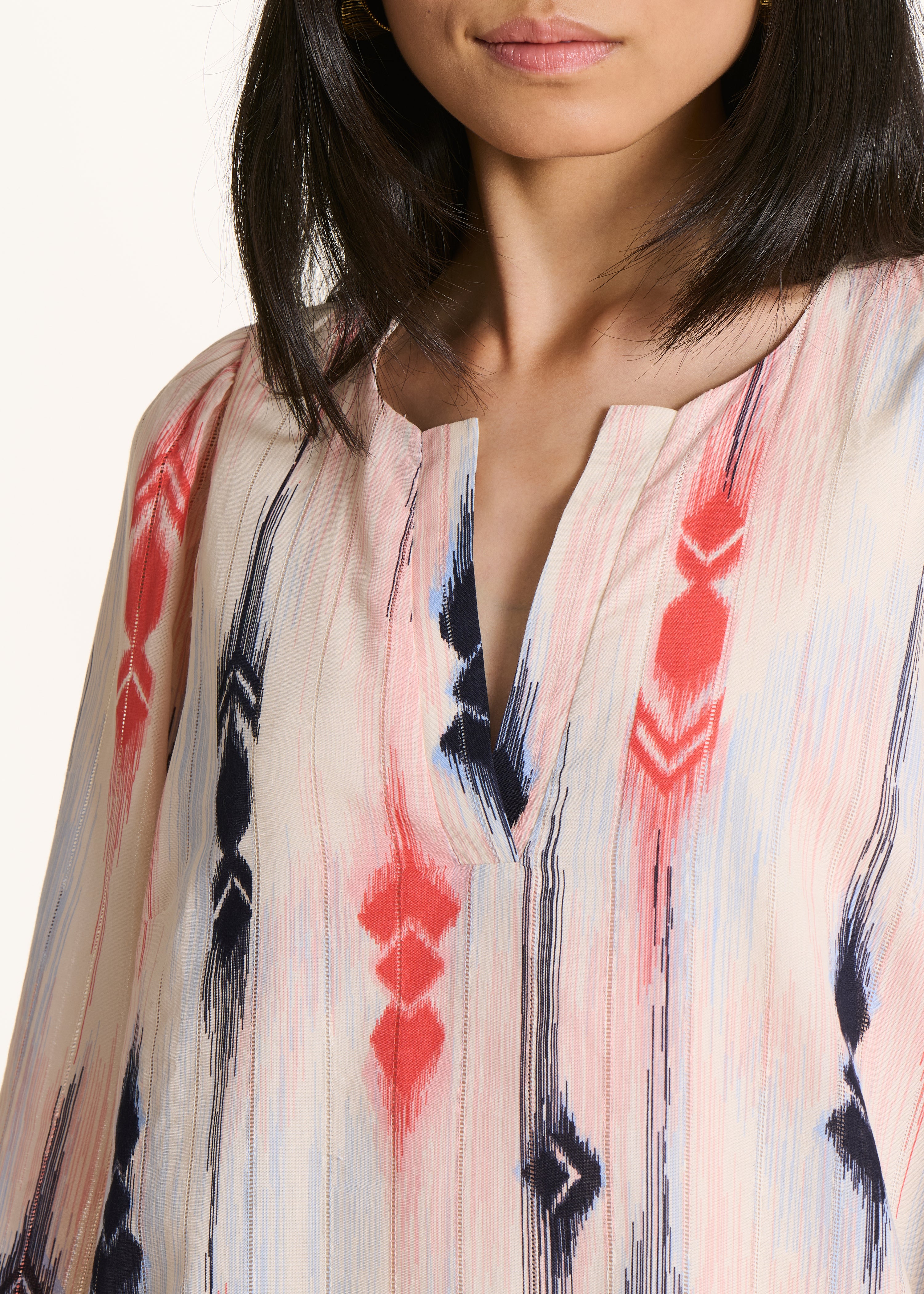 la-f-e-marabout-e-daia-kleid-rosa-blau-bio-baumwolle-kurz image 4