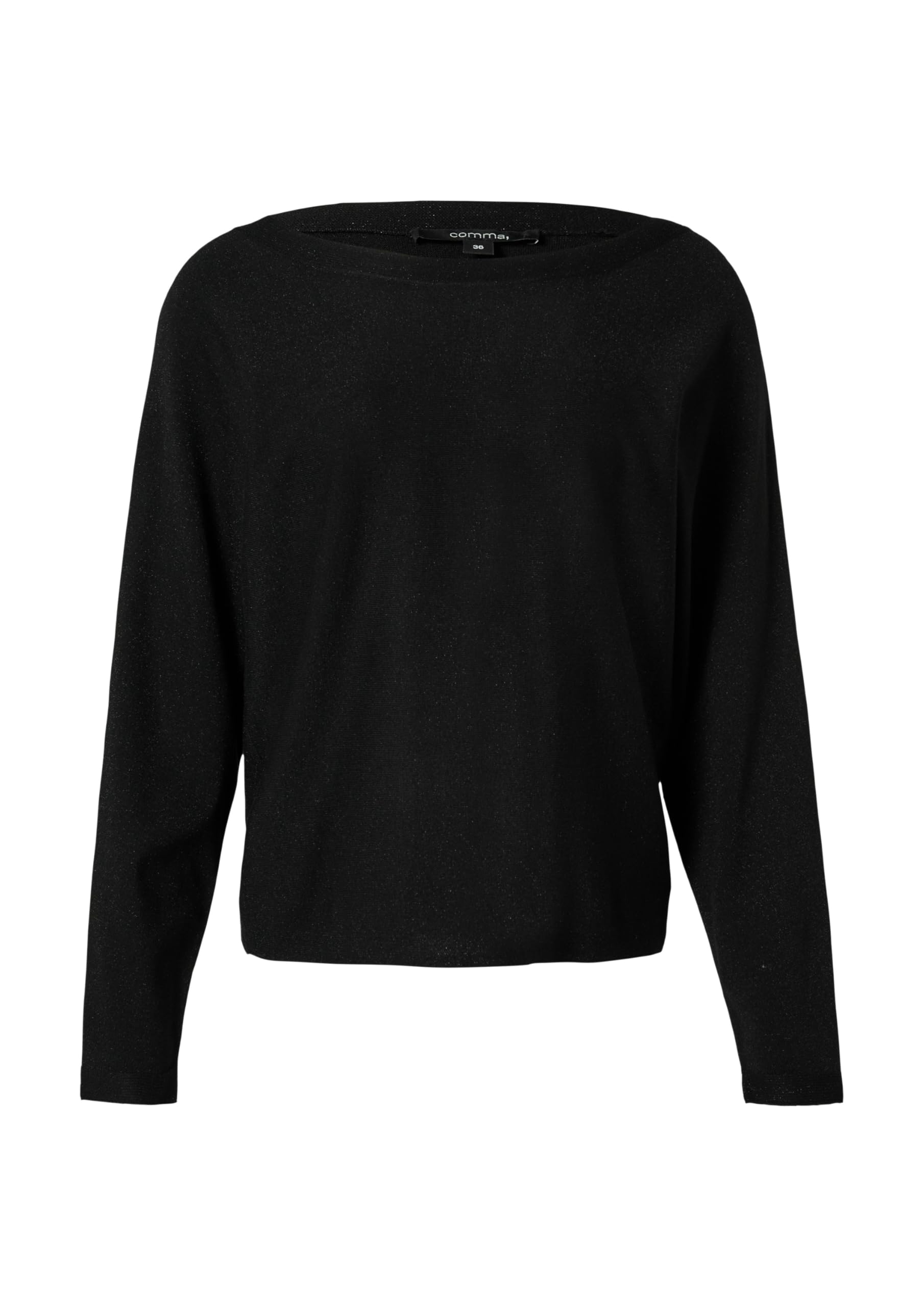 comma-strickpullover-glitzergarn-schwarz-bordeaux image 8