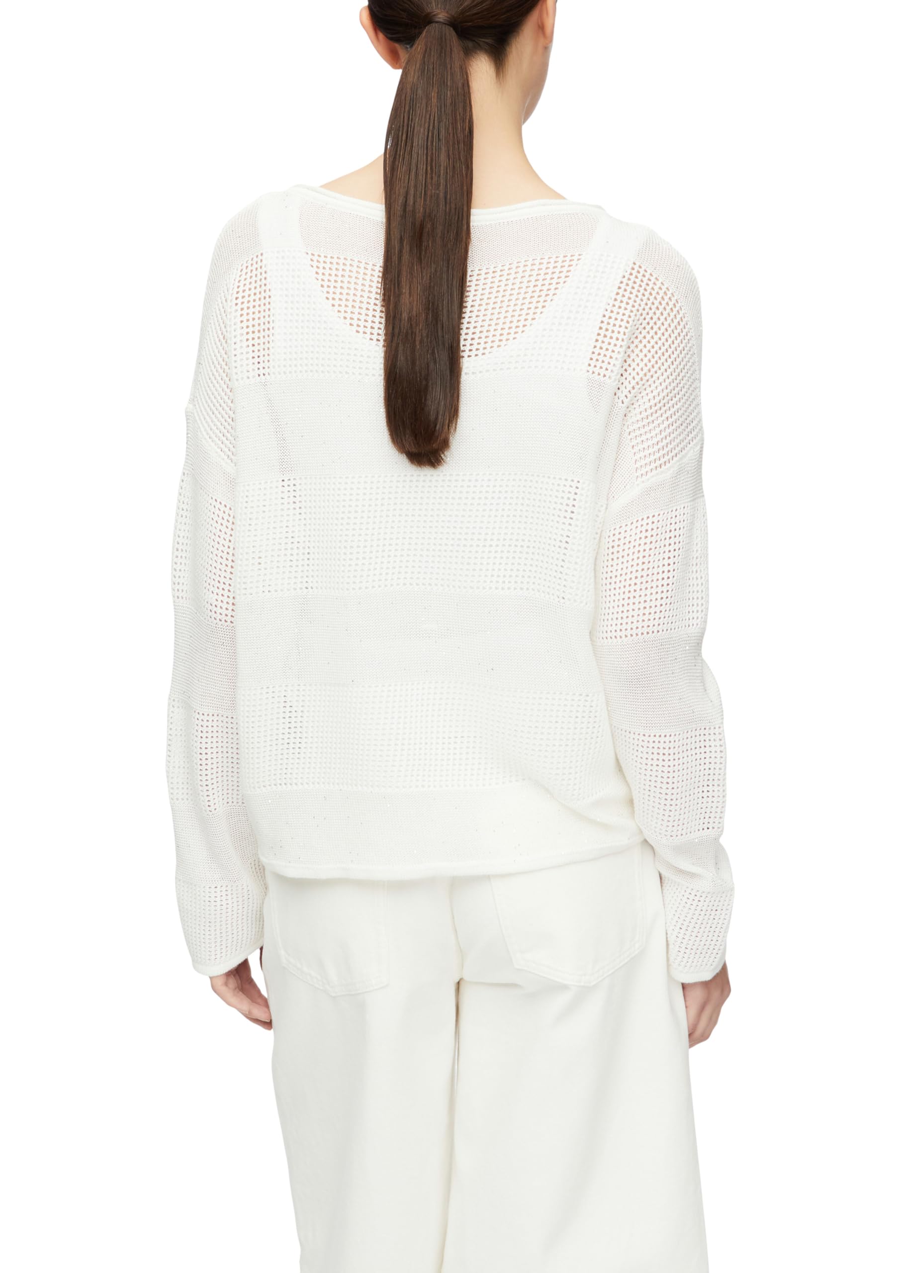 comma-ajourstrick-strickpullover-damen-gr-34-pailletten image 2