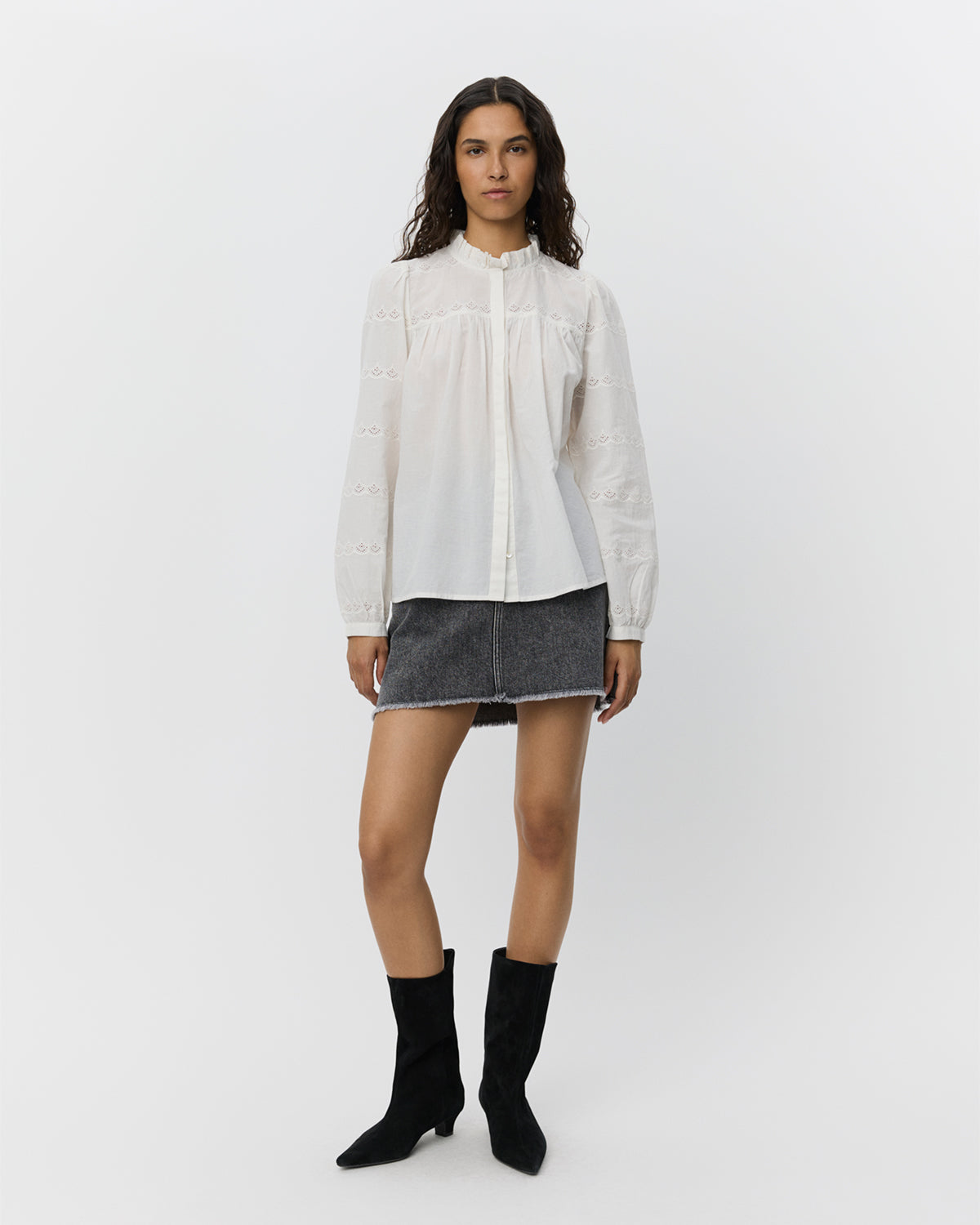 sofie-schnoor-women-dafnesw-rock-schwarz-denim-mini image 2