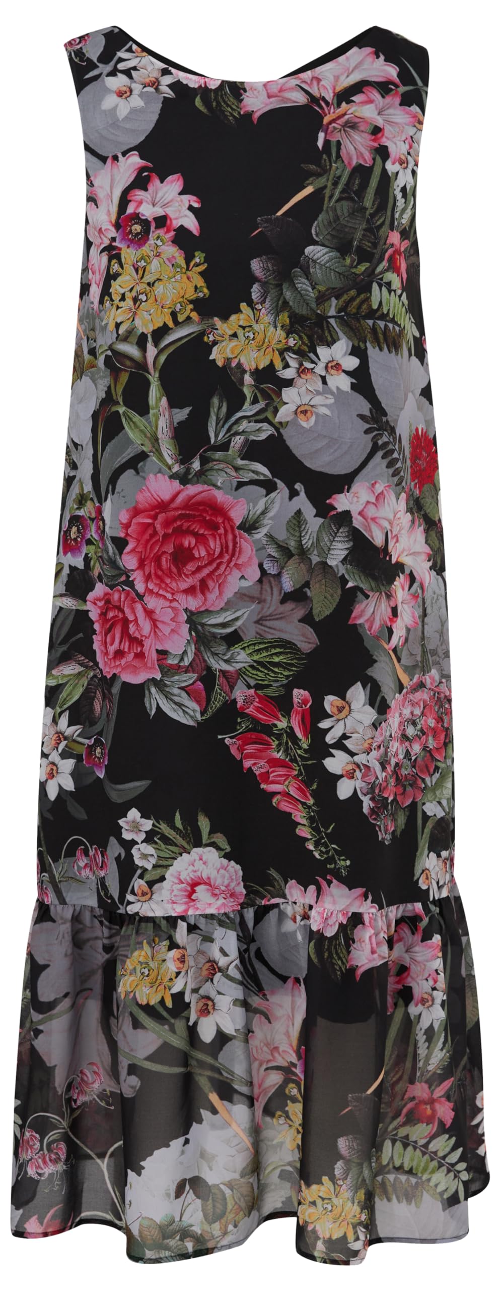 comma-kleid-floral-braun-damenkleid-allover-print image 3