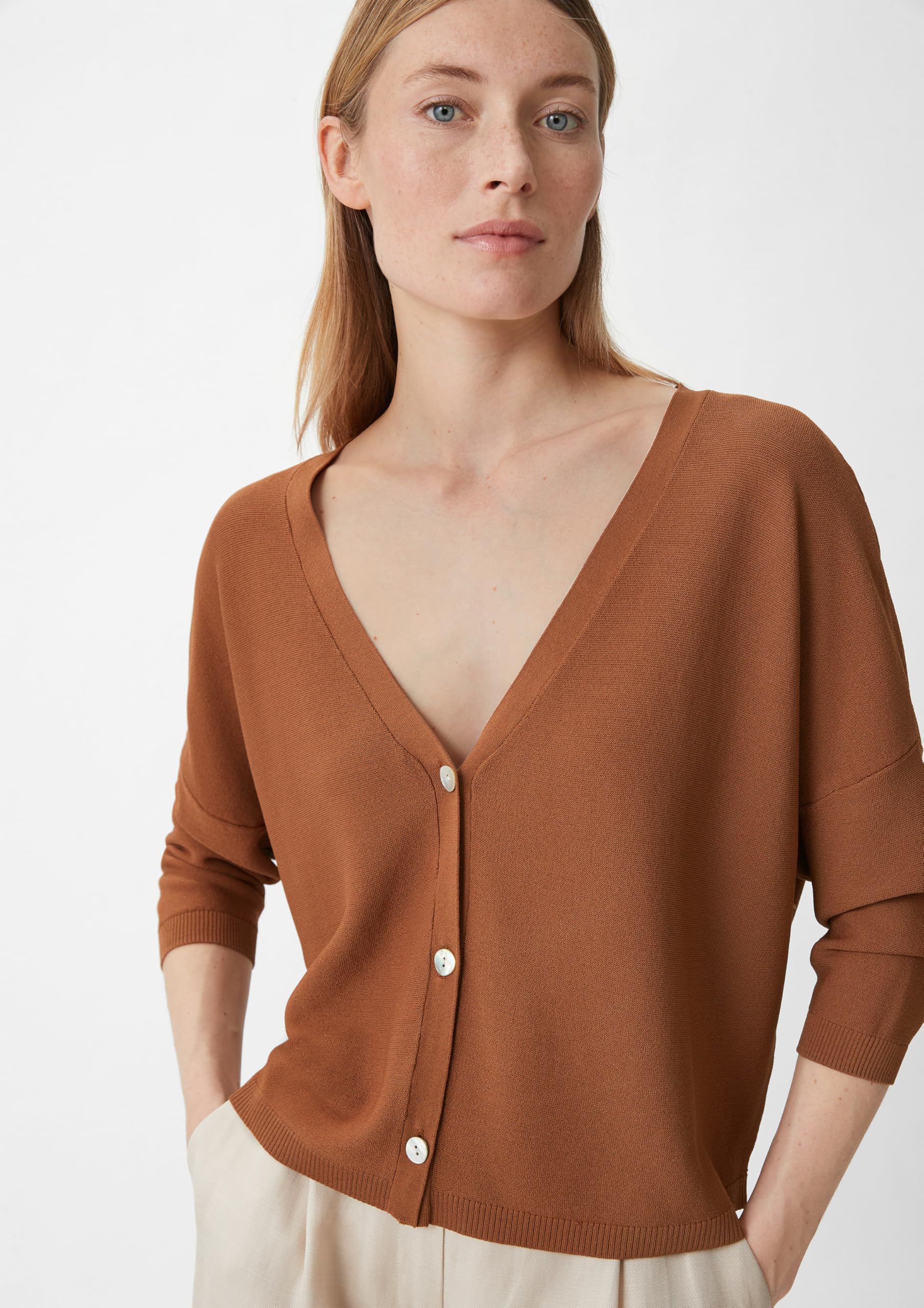 comma-strickjacke-damen-cardigan-schwarz image 6