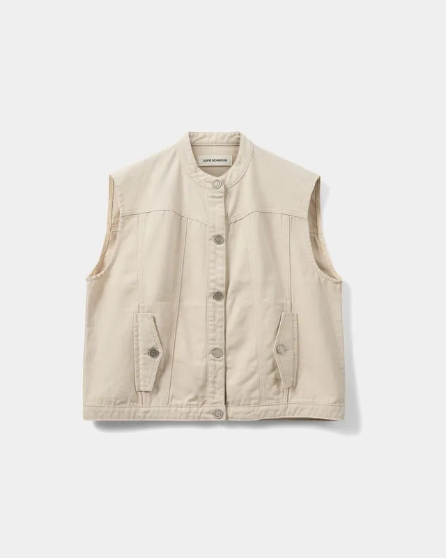 sofie-schnoor-women-danasw-weste-off-white-denim image 1
