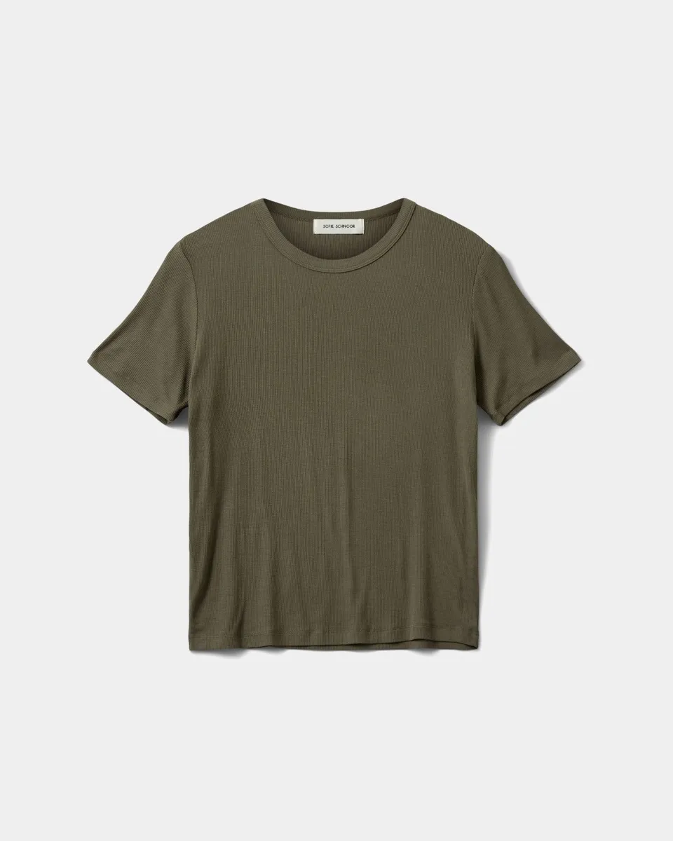 sofie-schnoor-women-snos414-nataliasw-t-shirt-army image 1