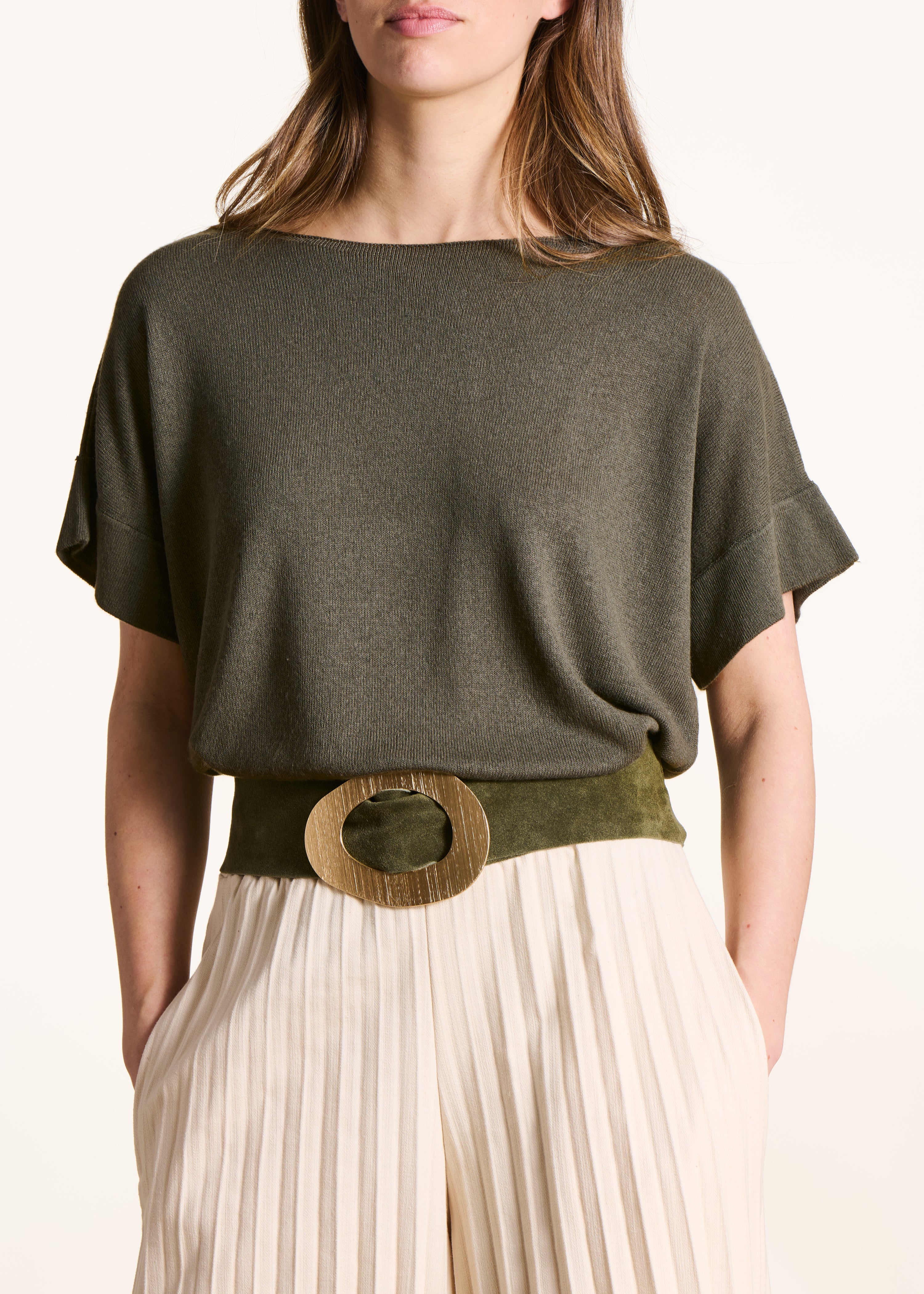la-f-e-marabout-e-forume-g-rtel-khaki-leder-breit image 1