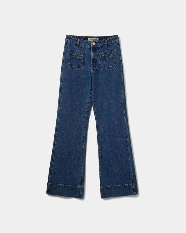 sofie-schnoor-women-noelsw-jeans-denim-blue-high-waist image 1