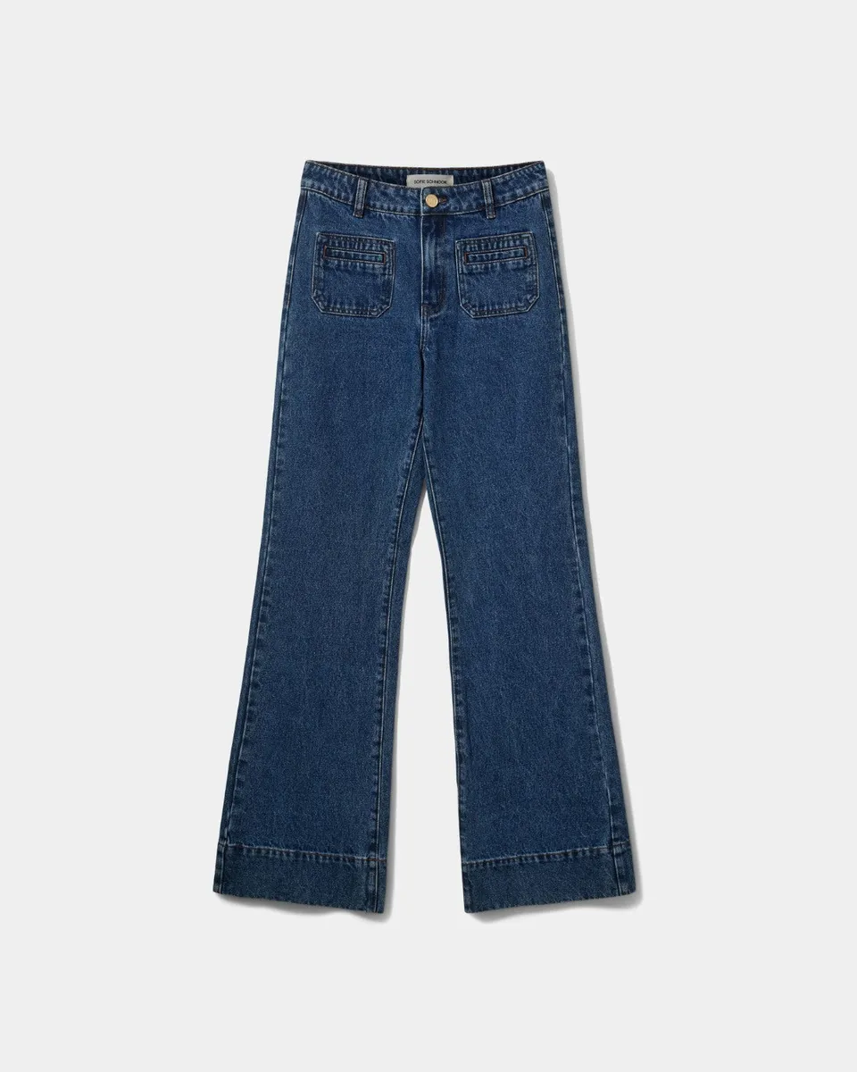 sofie-schnoor-women-noelsw-jeans-denim-blue-high-waist image 1