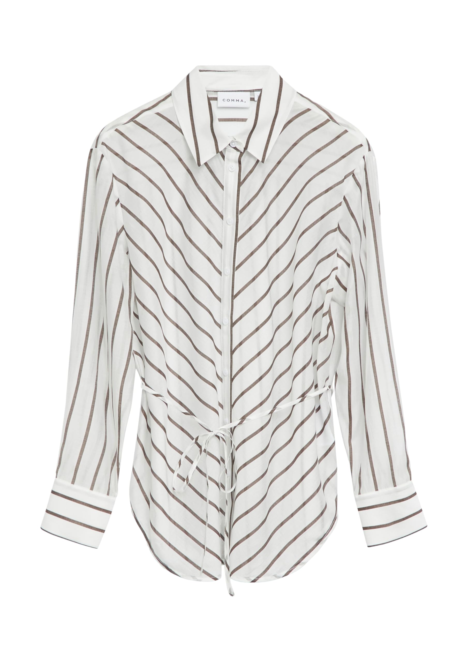 comma-blouses-lyocellmix-bluse-streifen-gr-e-40 image 3