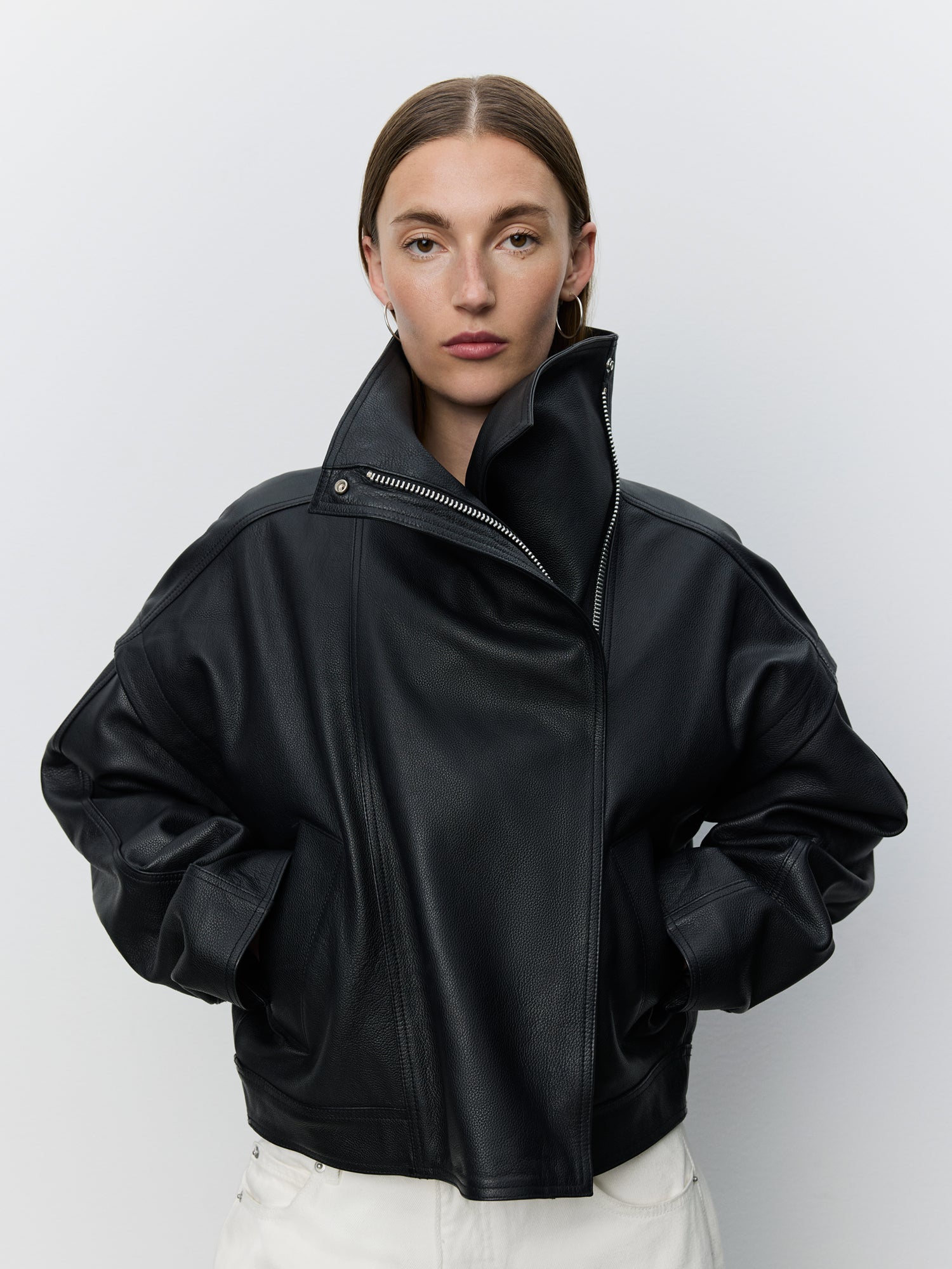 sofie-schnoor-women-nikitasw-lederjacke-schwarz-echtleder image 5