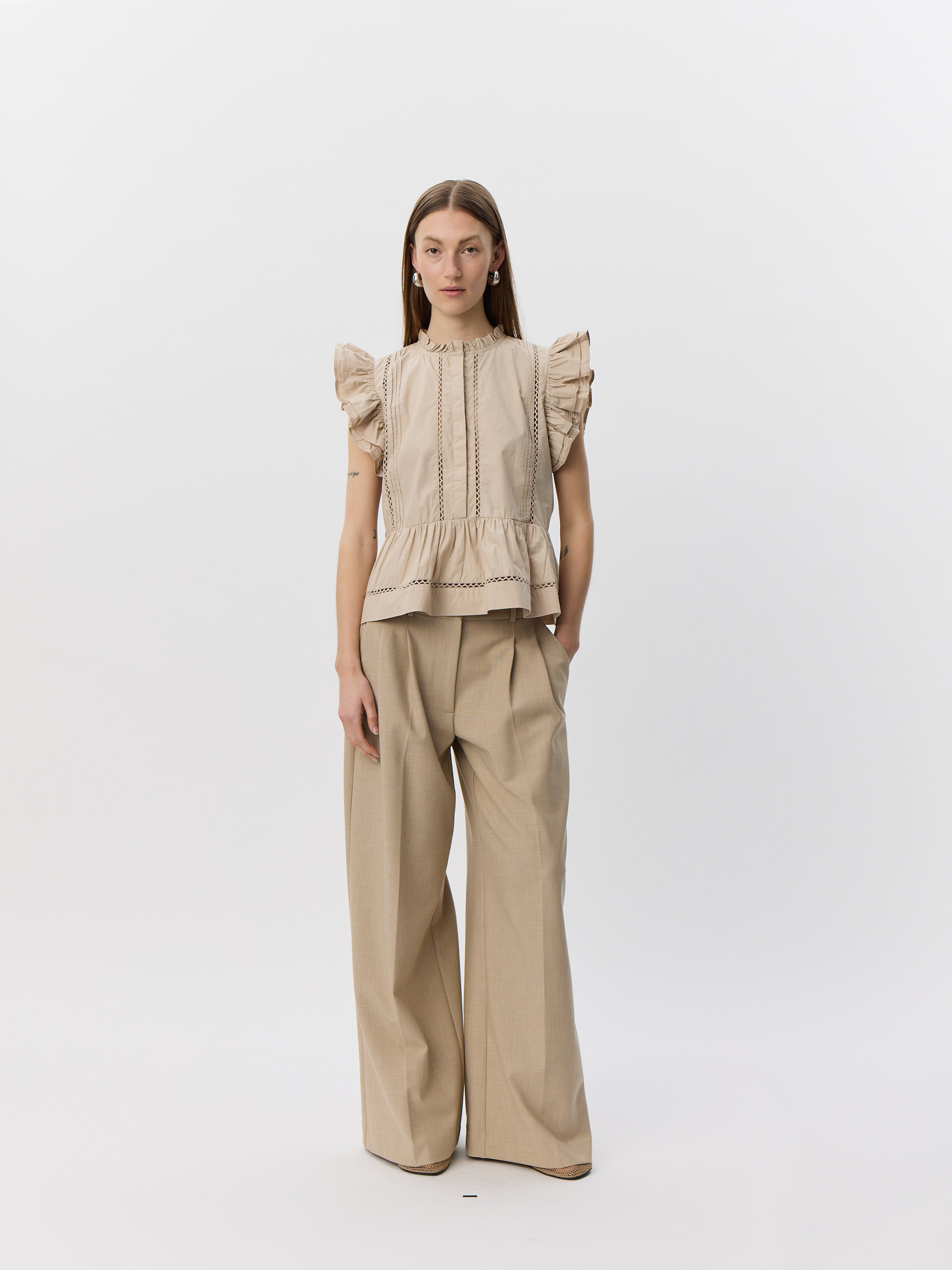 sofie-schnoor-women-juliensw-r-schen-top-baumwolle-grau image 2